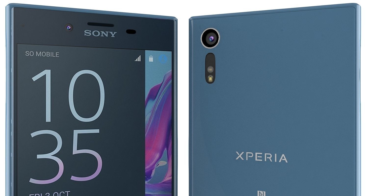Sony Xperia XZ All Colors 3D model_43