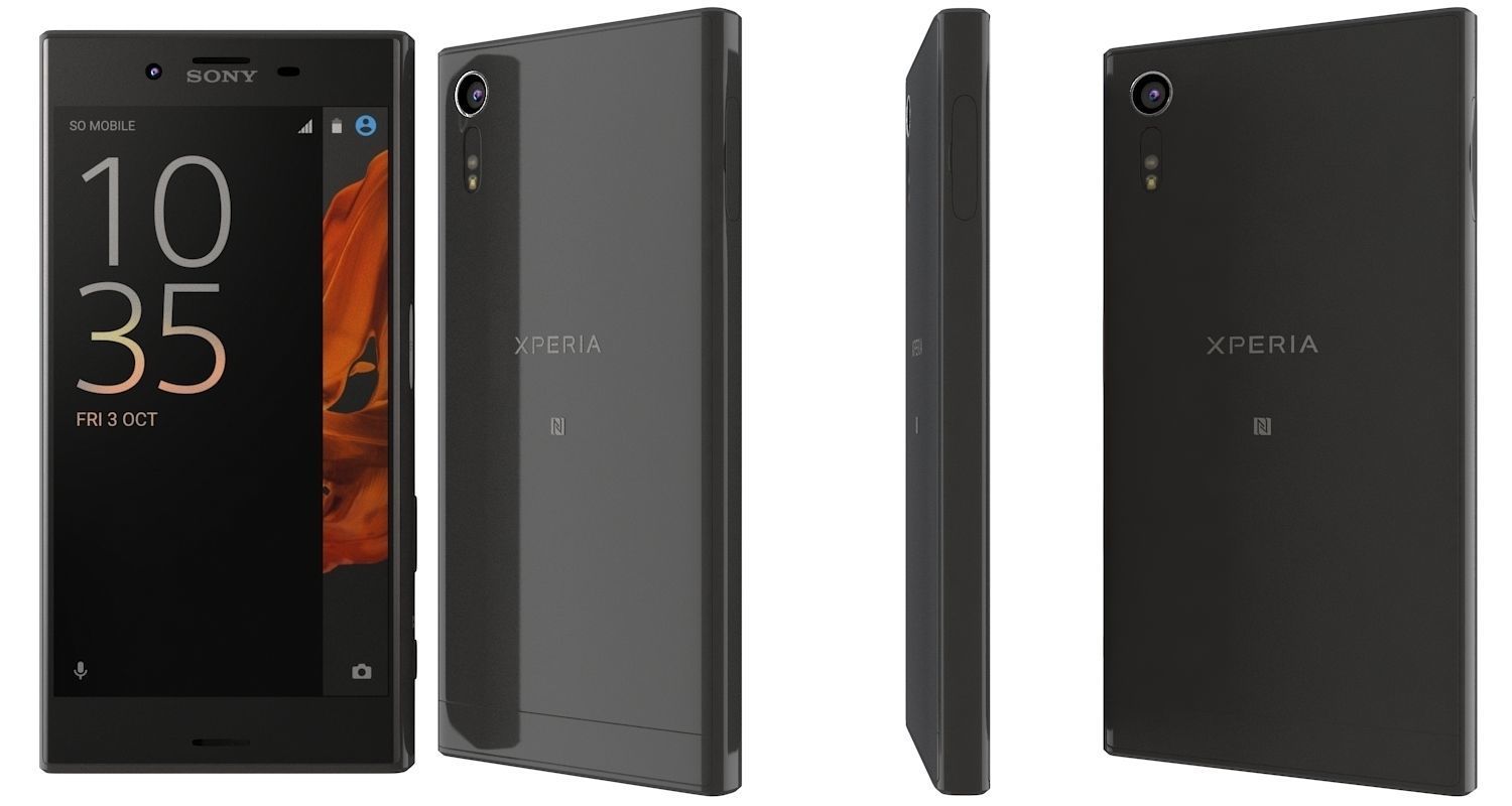 Sony Xperia XZ All Colors 3D model_50