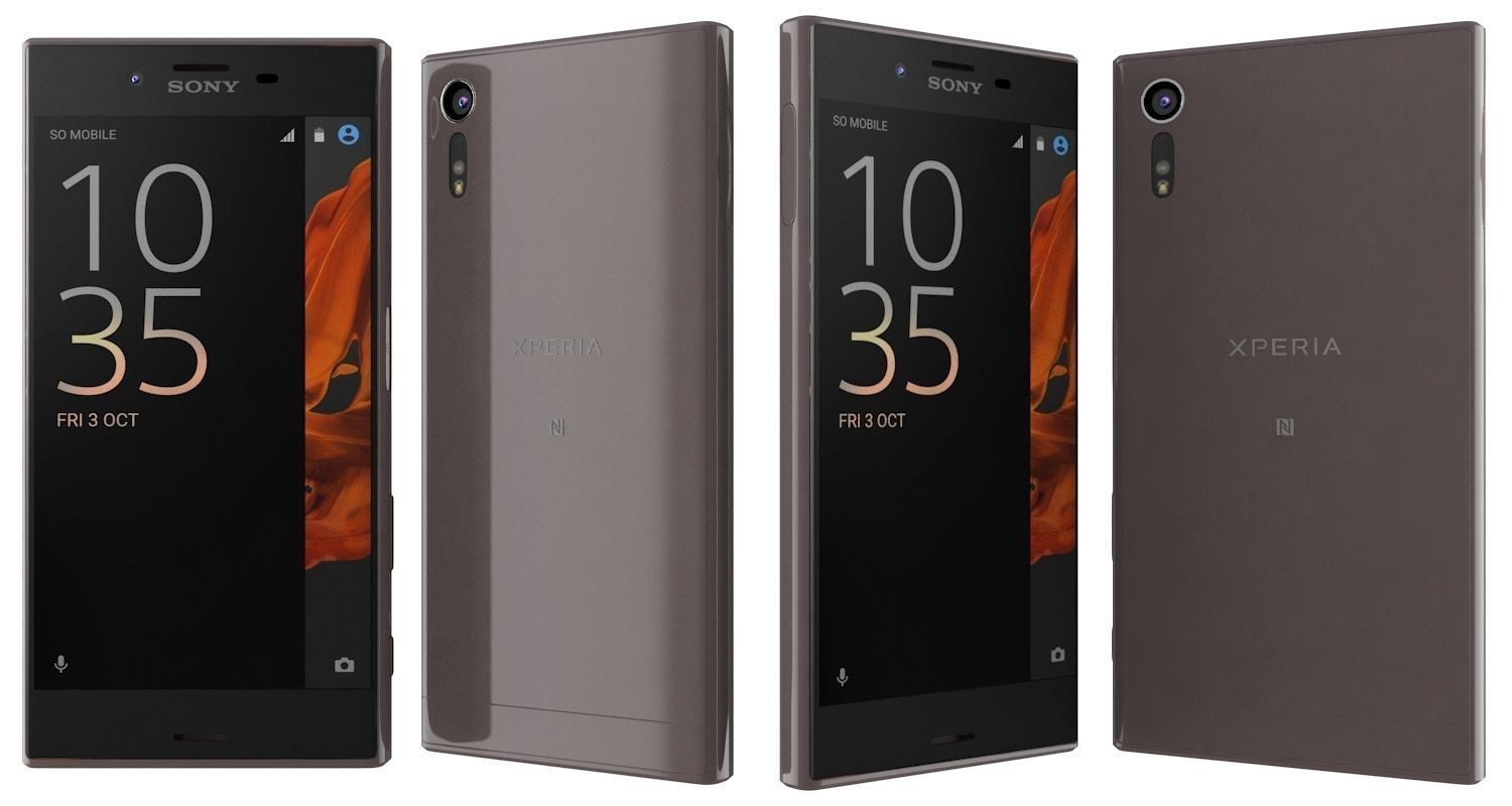Sony Xperia XZ All Colors 3D model_2
