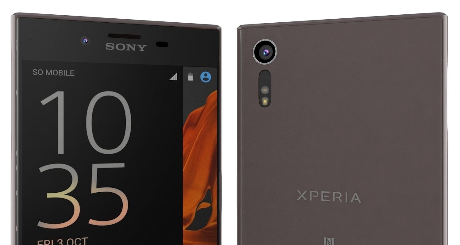 Sony Xperia XZ All Colors 3D model_12