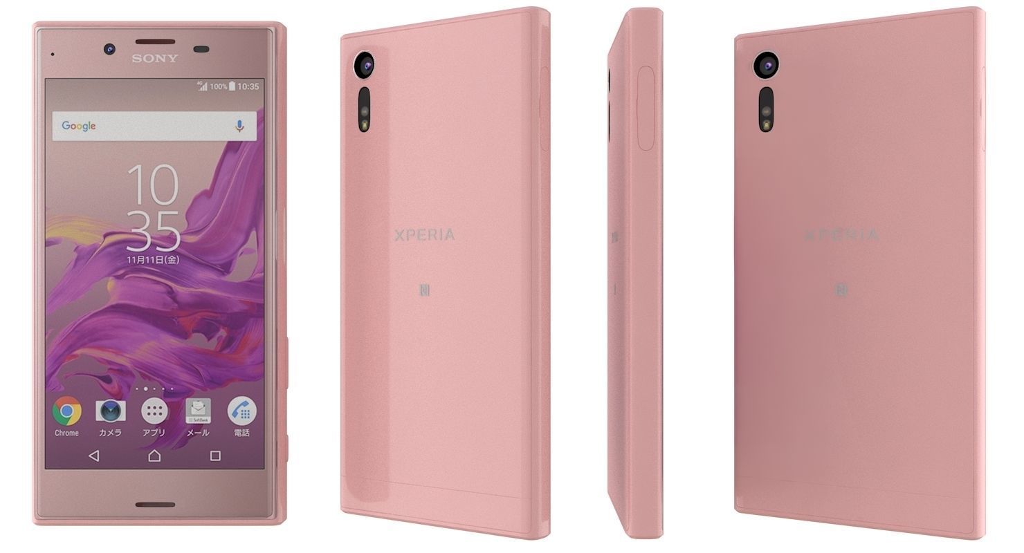 Sony Xperia XZ All Colors 3D model_19