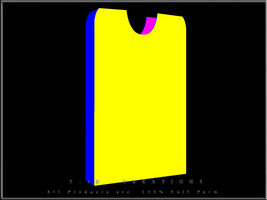 Playing Card Case Low-poly 3D model_2