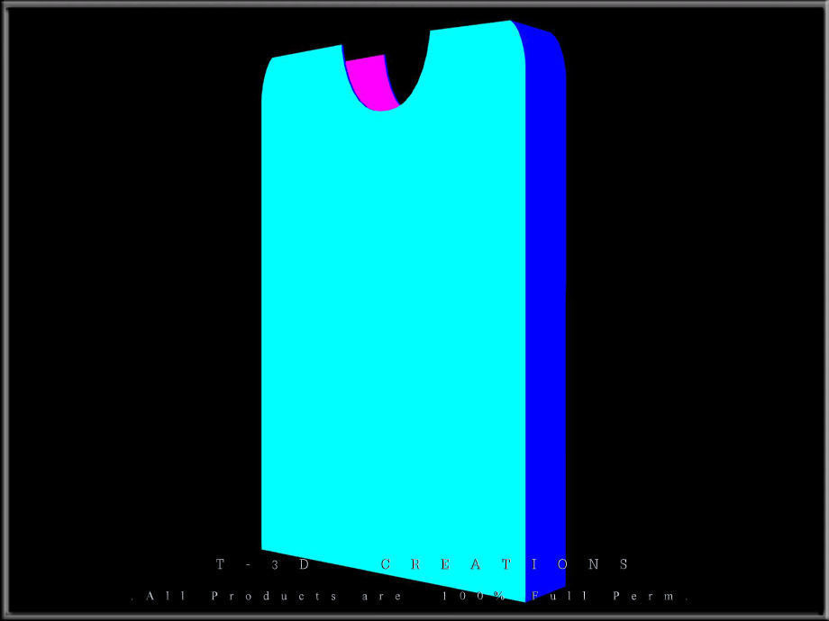 Playing Card Case Low-poly 3D model_3