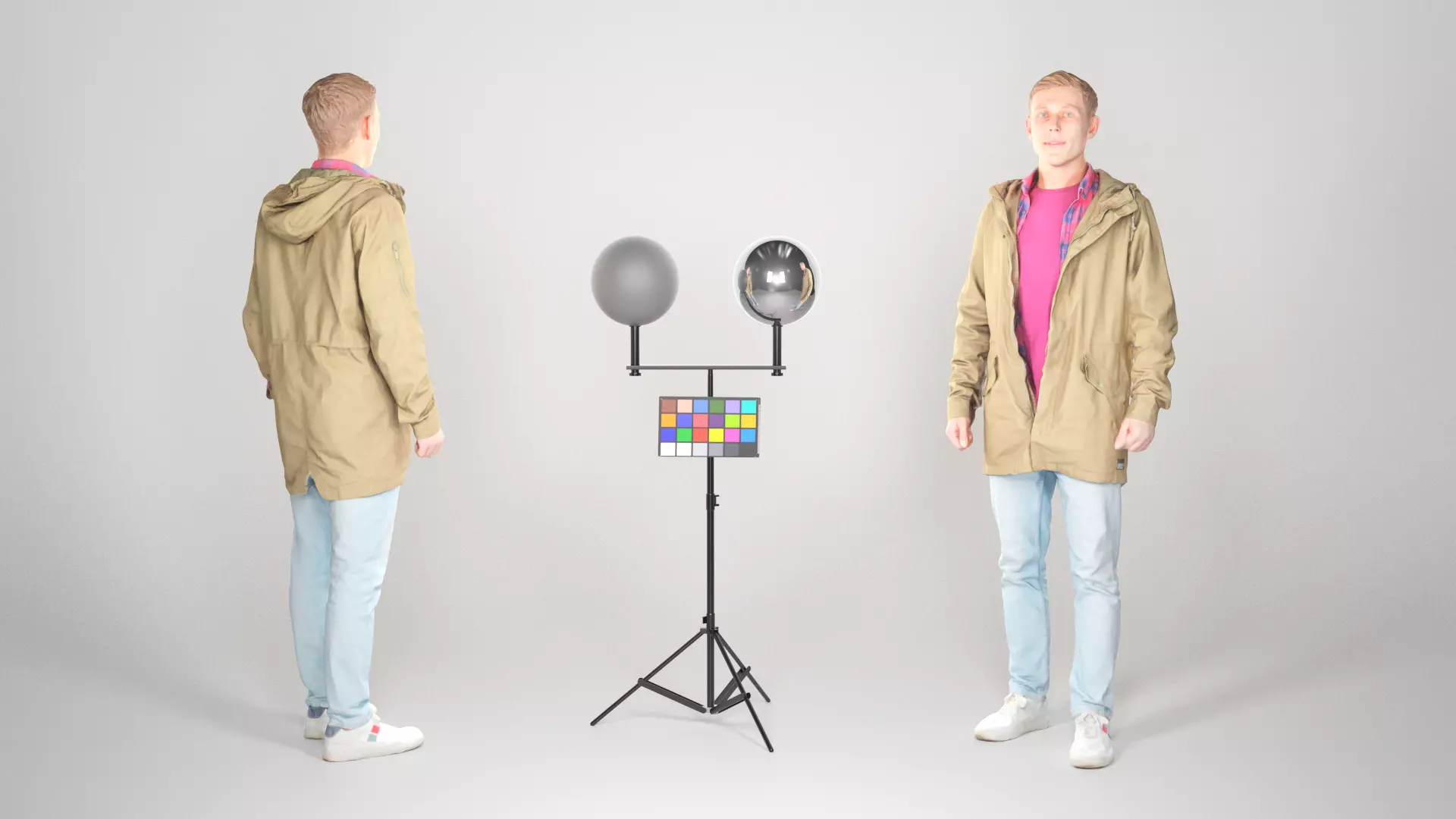 Male casual style 22 Low-poly 3D model_0