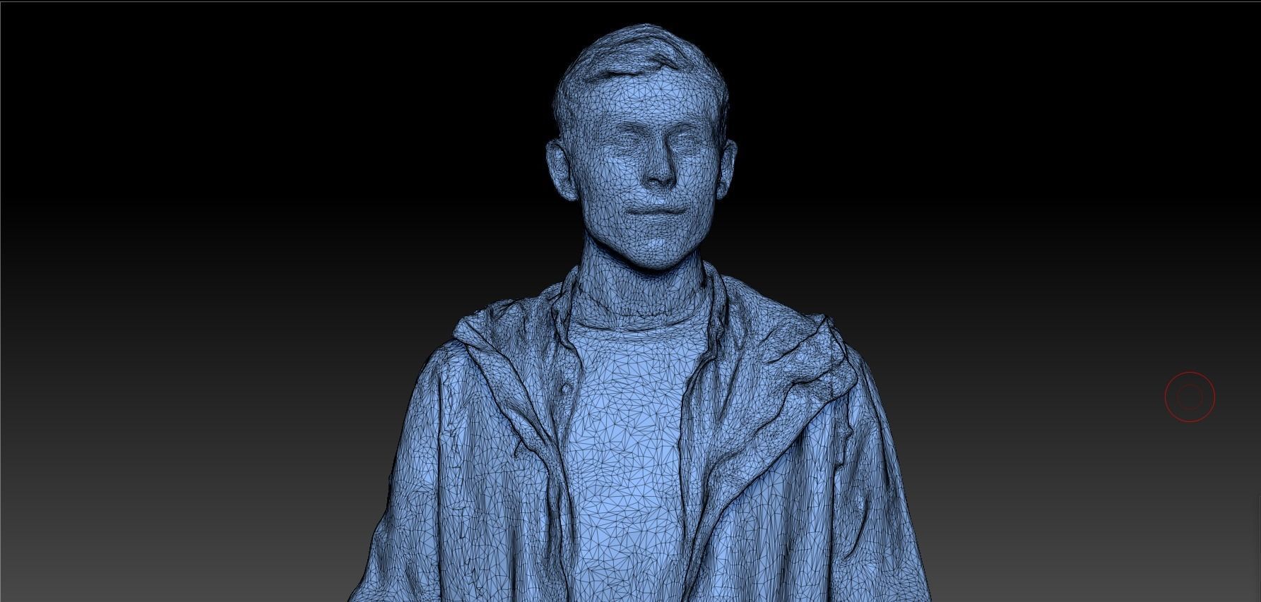 Male casual style 22 Low-poly 3D model_7