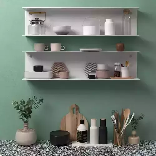 Kitchenware Set with Plants