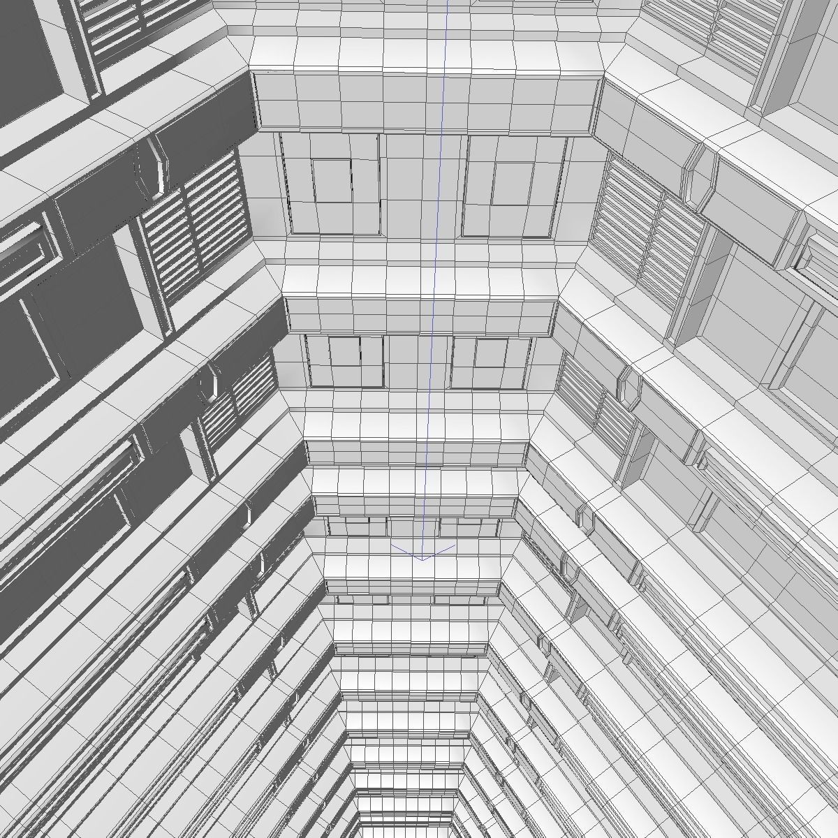 Sci Fi Tunnel 3D model_12