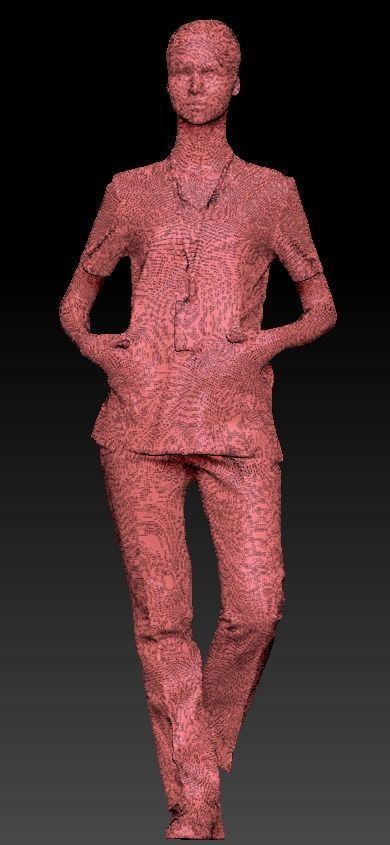 Surgical nurse 96 Low-poly 3D model_6