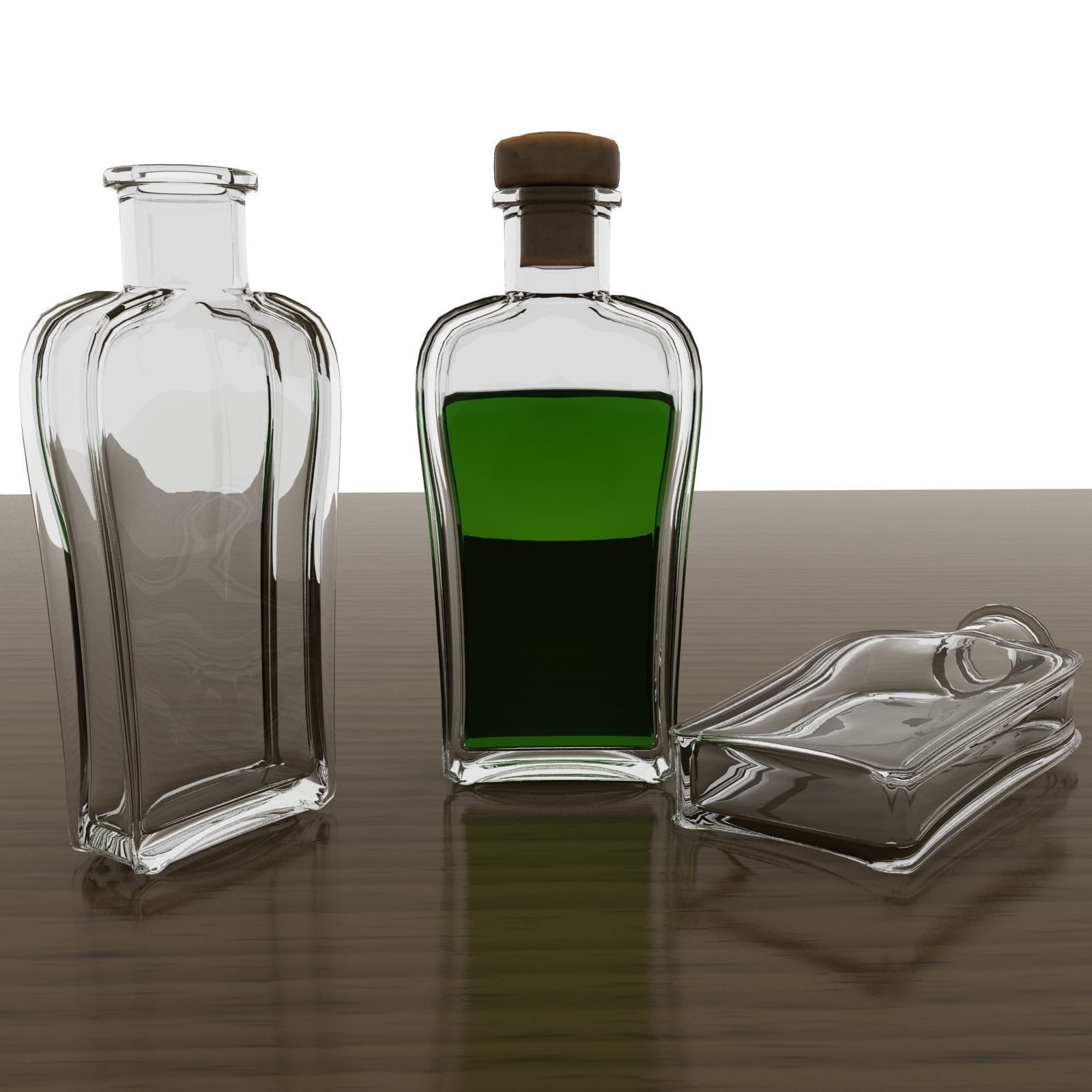 Bottle 02 3D model_0