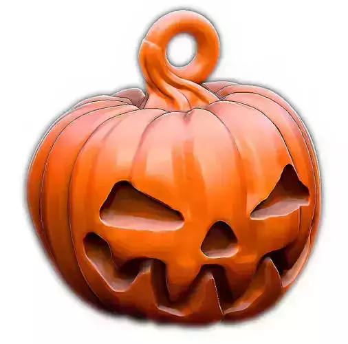 Pumpkin orange jack o lantern