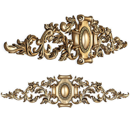Crown decor for cnc 3D print model