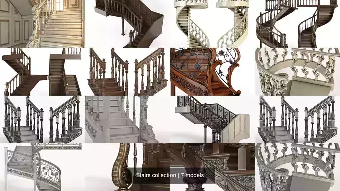 Stairs collection wooden staircase 