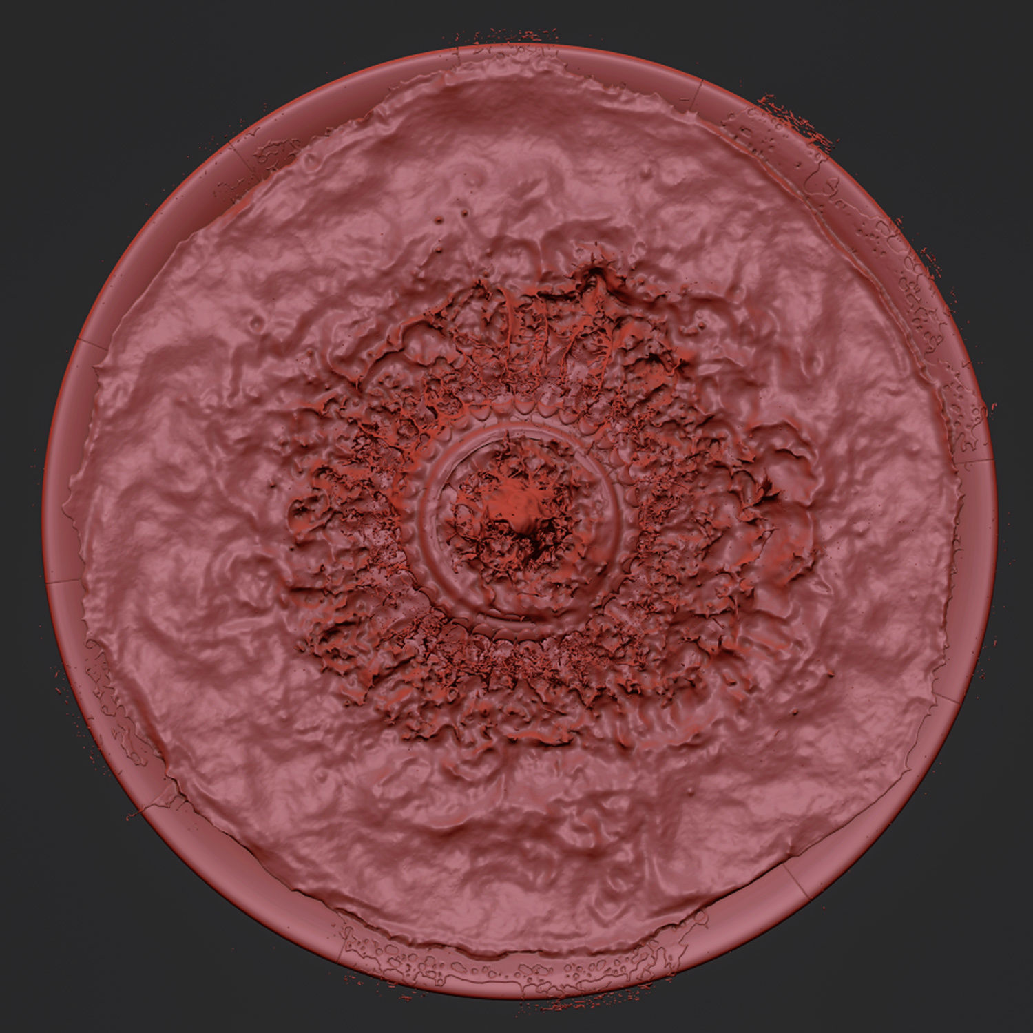 Classic Fountain - vray and corona 3D model_6