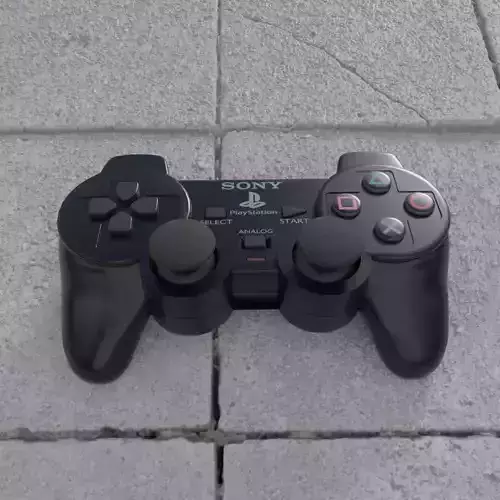 PS2 Controller - Joystick 3D model
