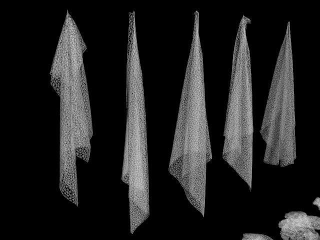 cloth trapo rag collection duster dishcloth bayeta 3D model_10