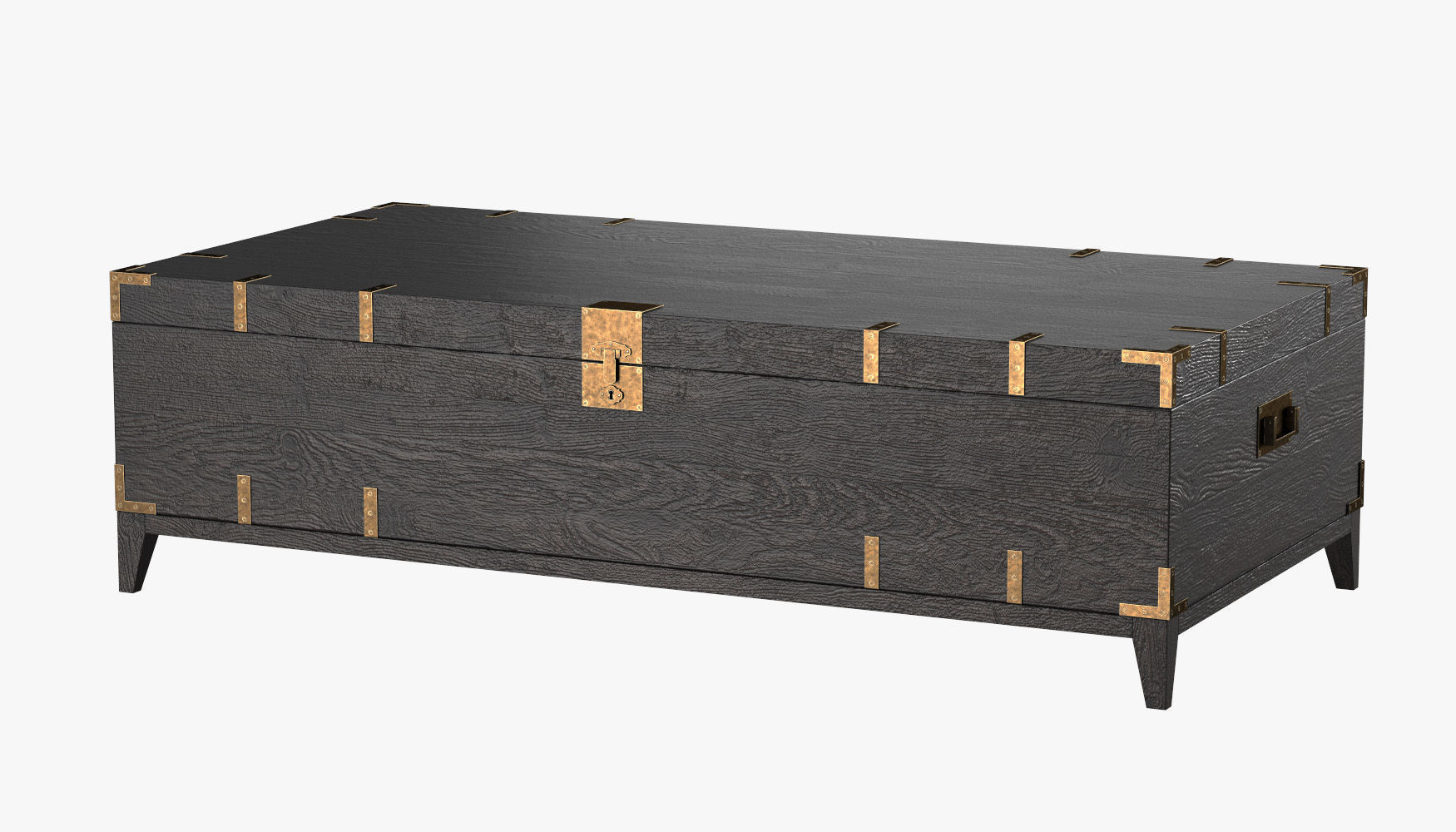 CAYDEN CAMPAIGN RECTANGULAR TRUNK TABLE Dark 3D model_3
