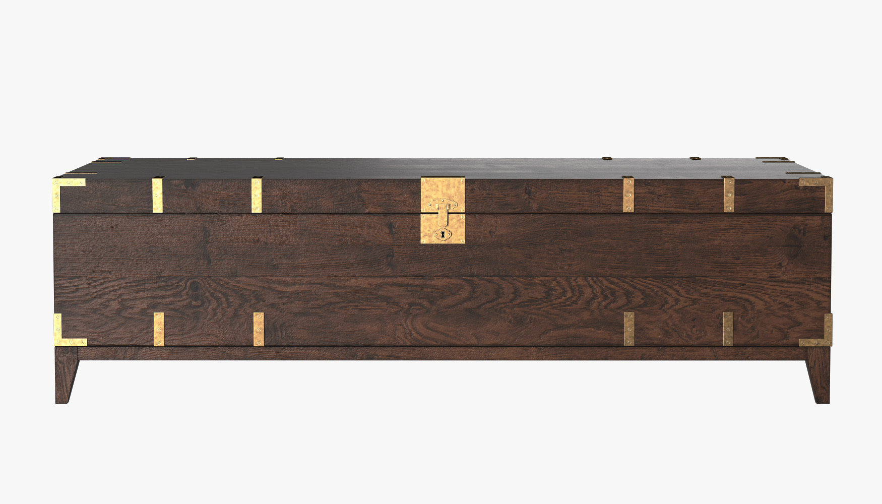 CAYDEN CAMPAIGN RECTANGULAR TRUNK TABLE Dark 3D model_5