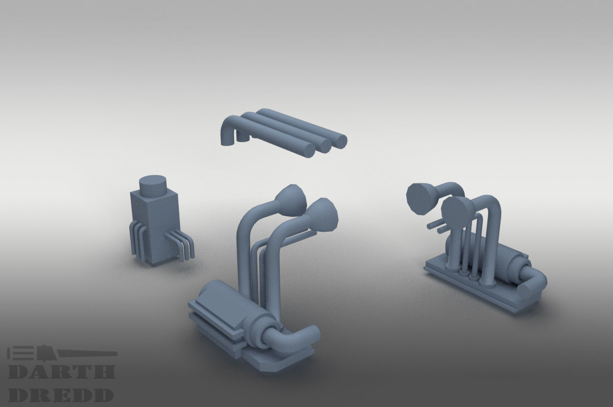 Red Alert 2 Soviet Construction Yard printable 3D model_12