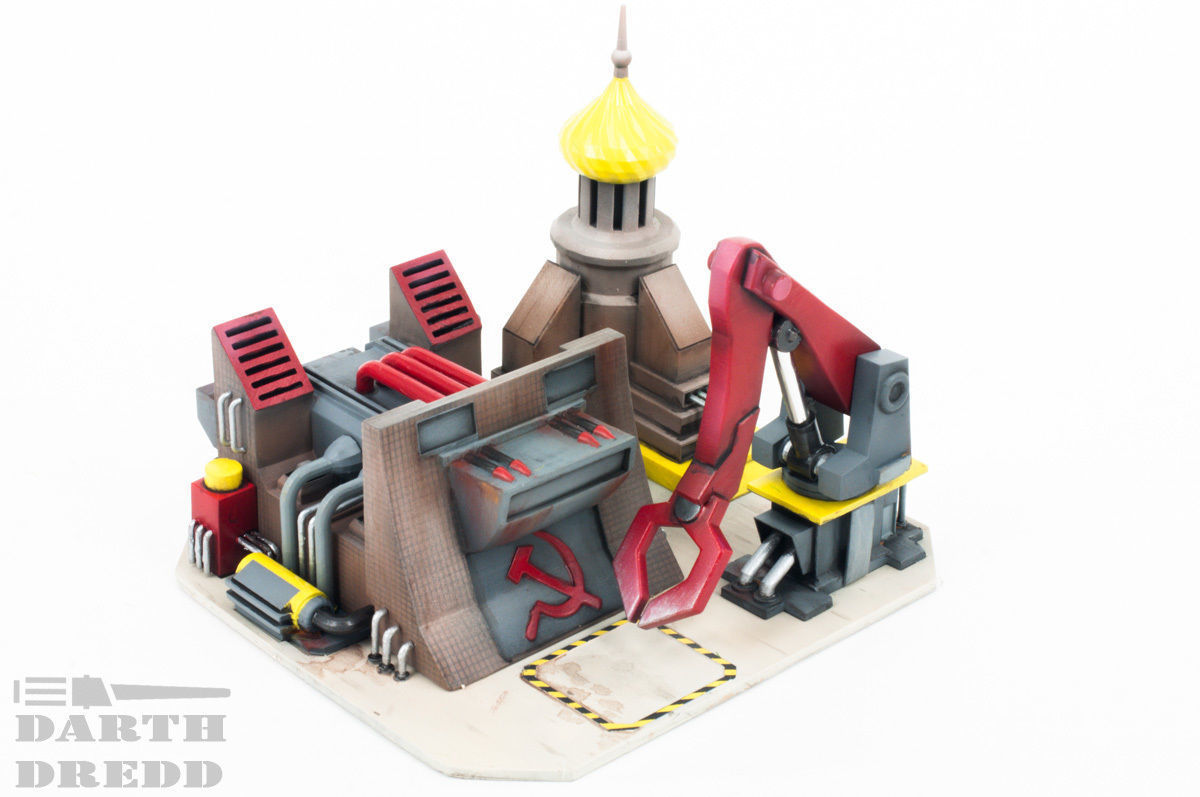Red Alert 2 Soviet Construction Yard printable 3D model_1