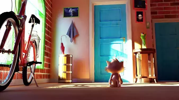 Cartoon Look Interior Room