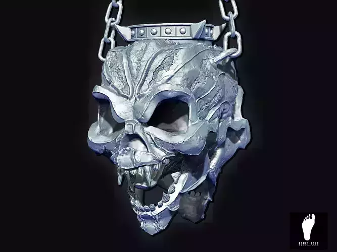 3D Skeleton Chandelier 3D model