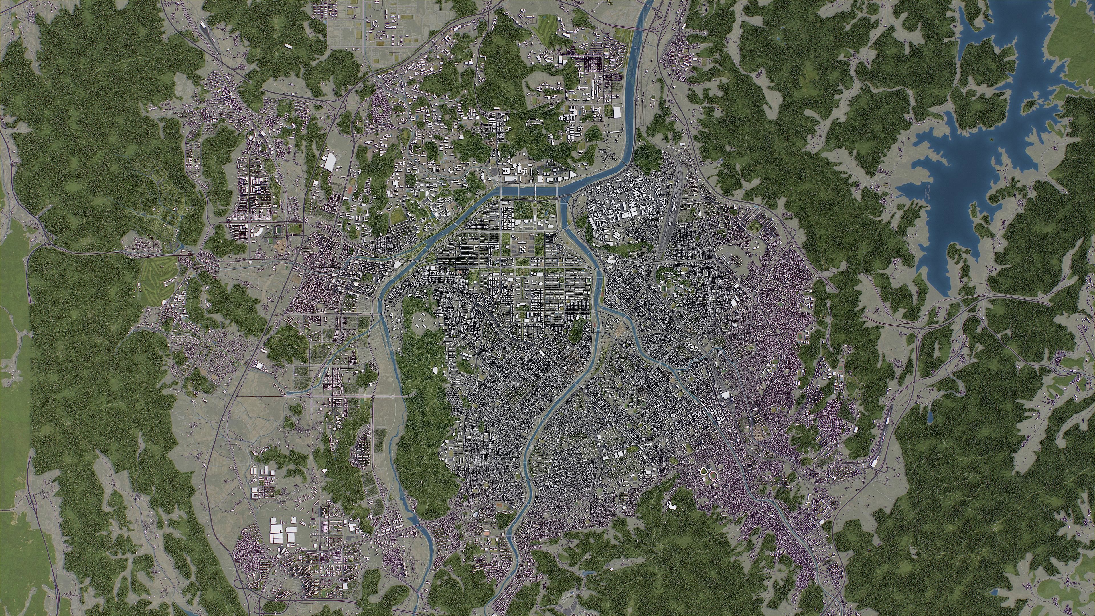 Daejeon Low-poly 3D model_17