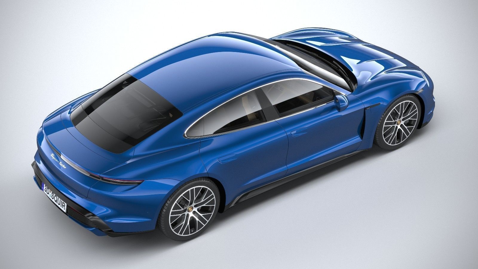 Porsche Taycan Turbo 2020 3D model_10