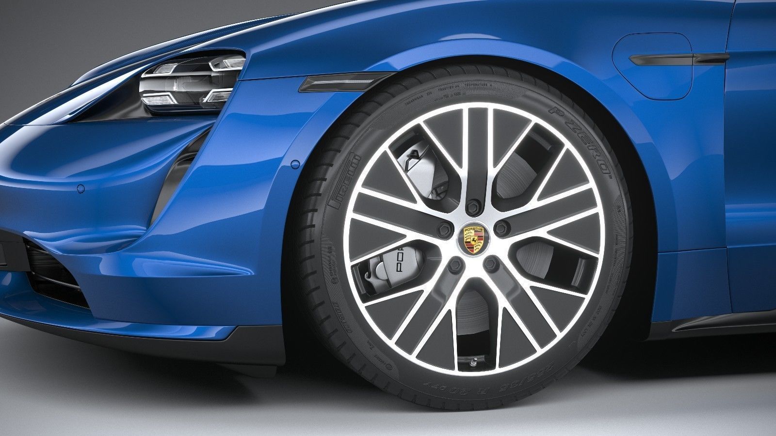 Porsche Taycan Turbo 2020 3D model_3