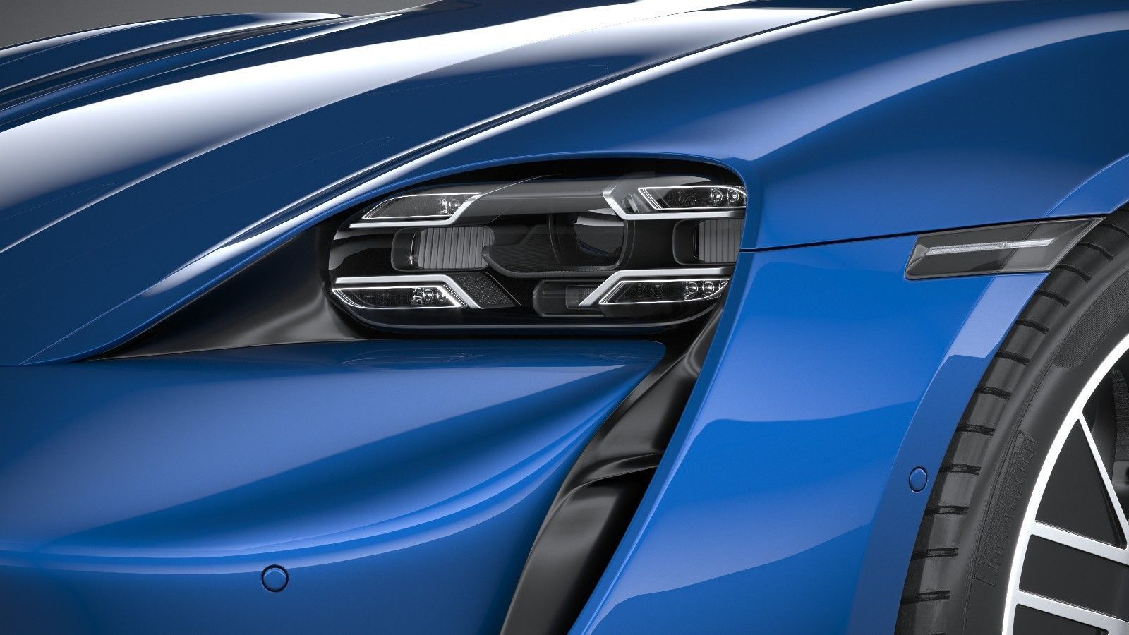 Porsche Taycan Turbo 2020 3D model_14