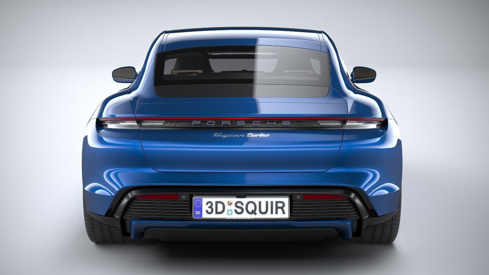 Porsche Taycan Turbo 2020 3D model_4