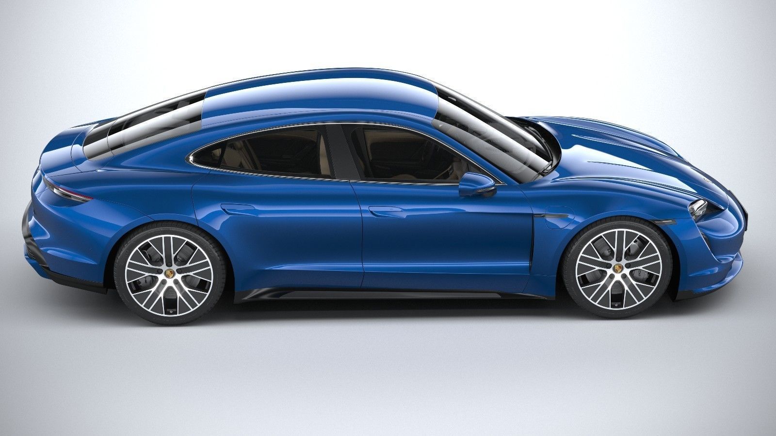 Porsche Taycan Turbo 2020 3D model_11