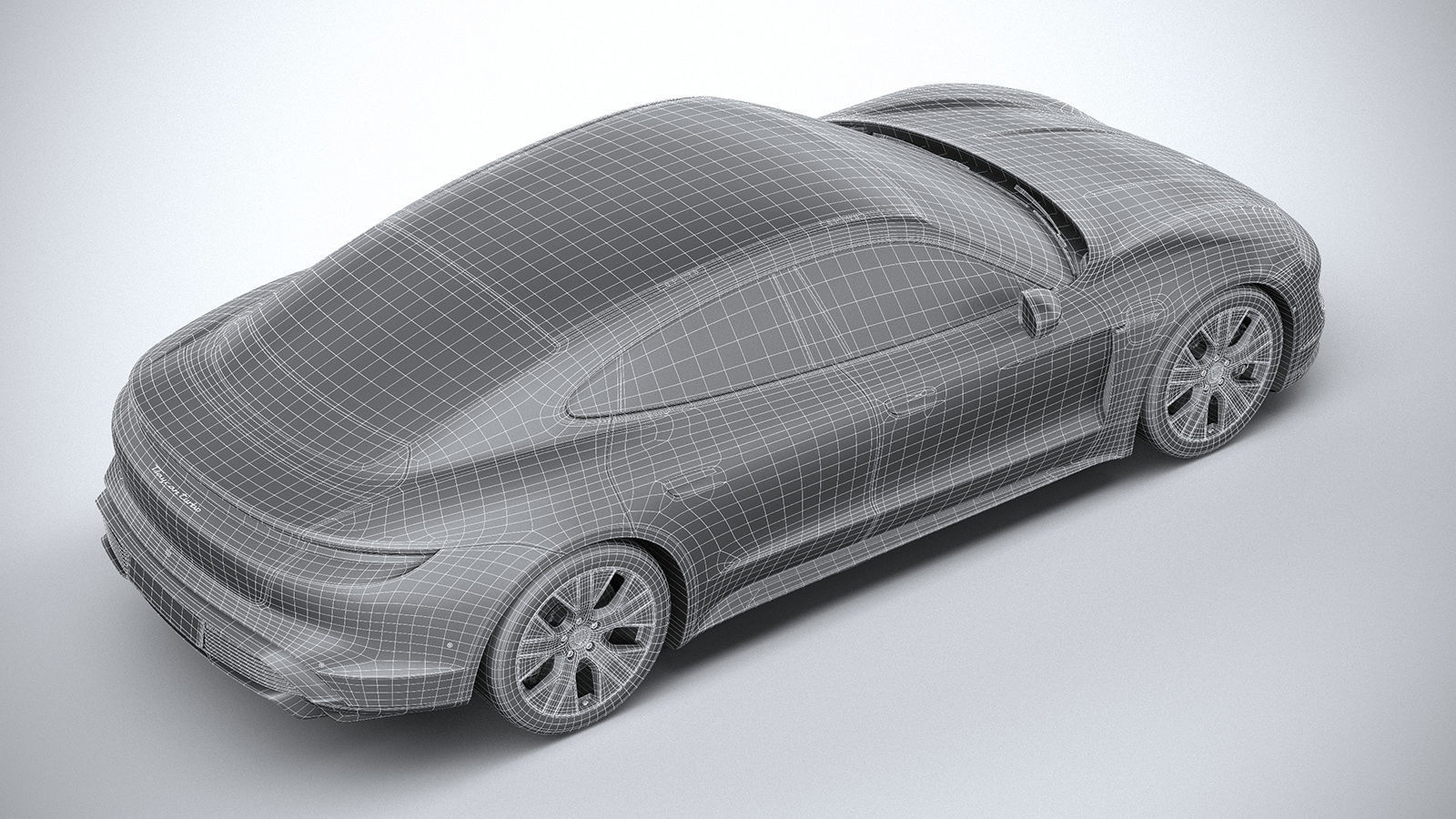 Porsche Taycan Turbo 2020 3D model_25