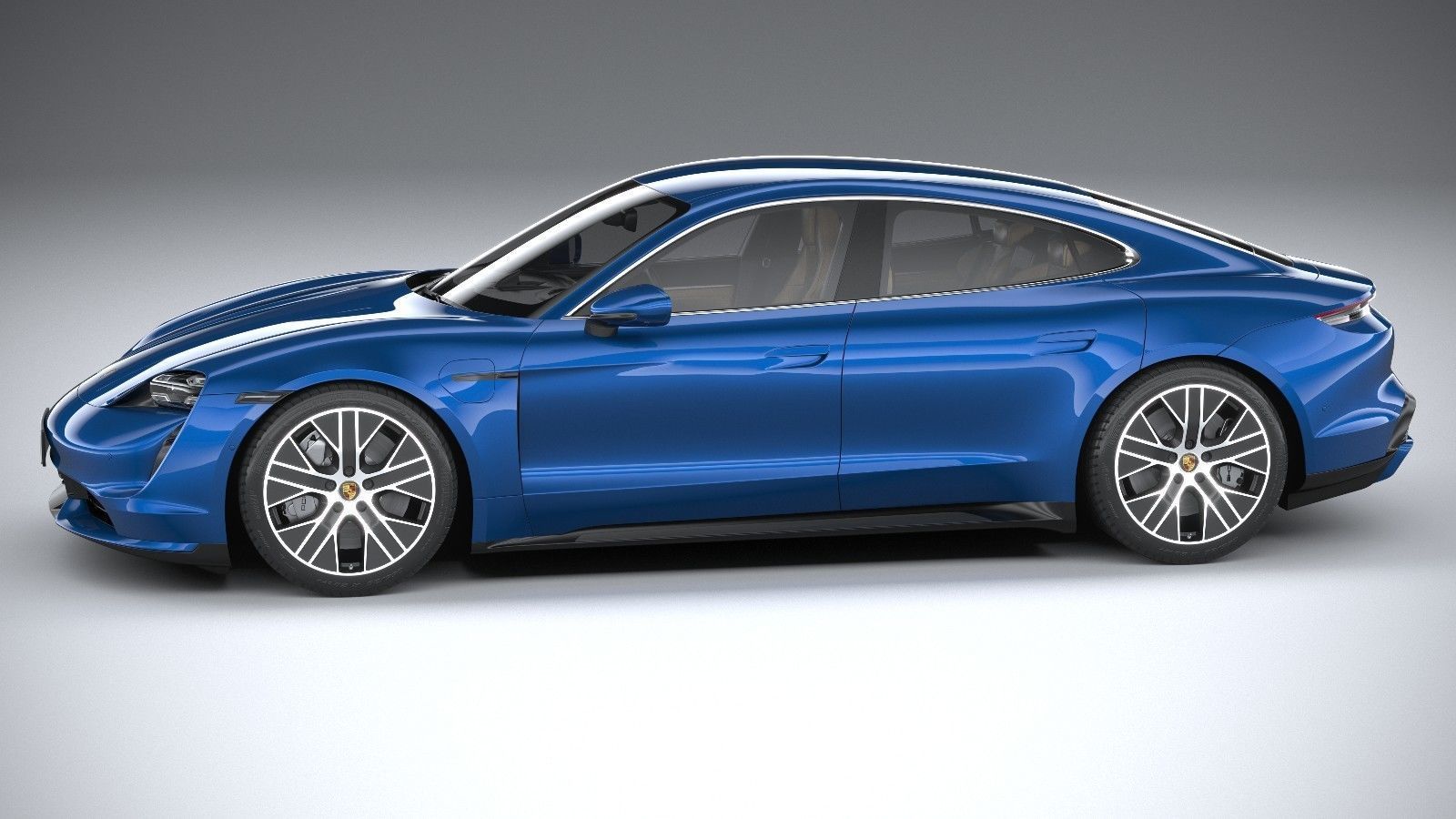 Porsche Taycan Turbo 2020 3D model_8