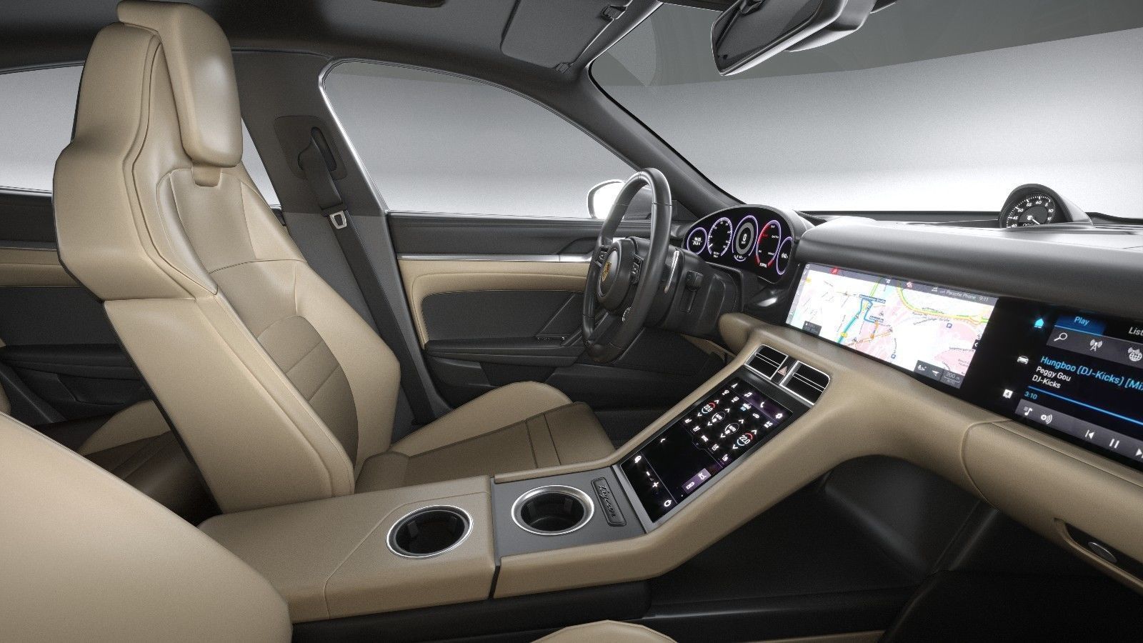 Porsche Taycan Turbo 2020 3D model_21