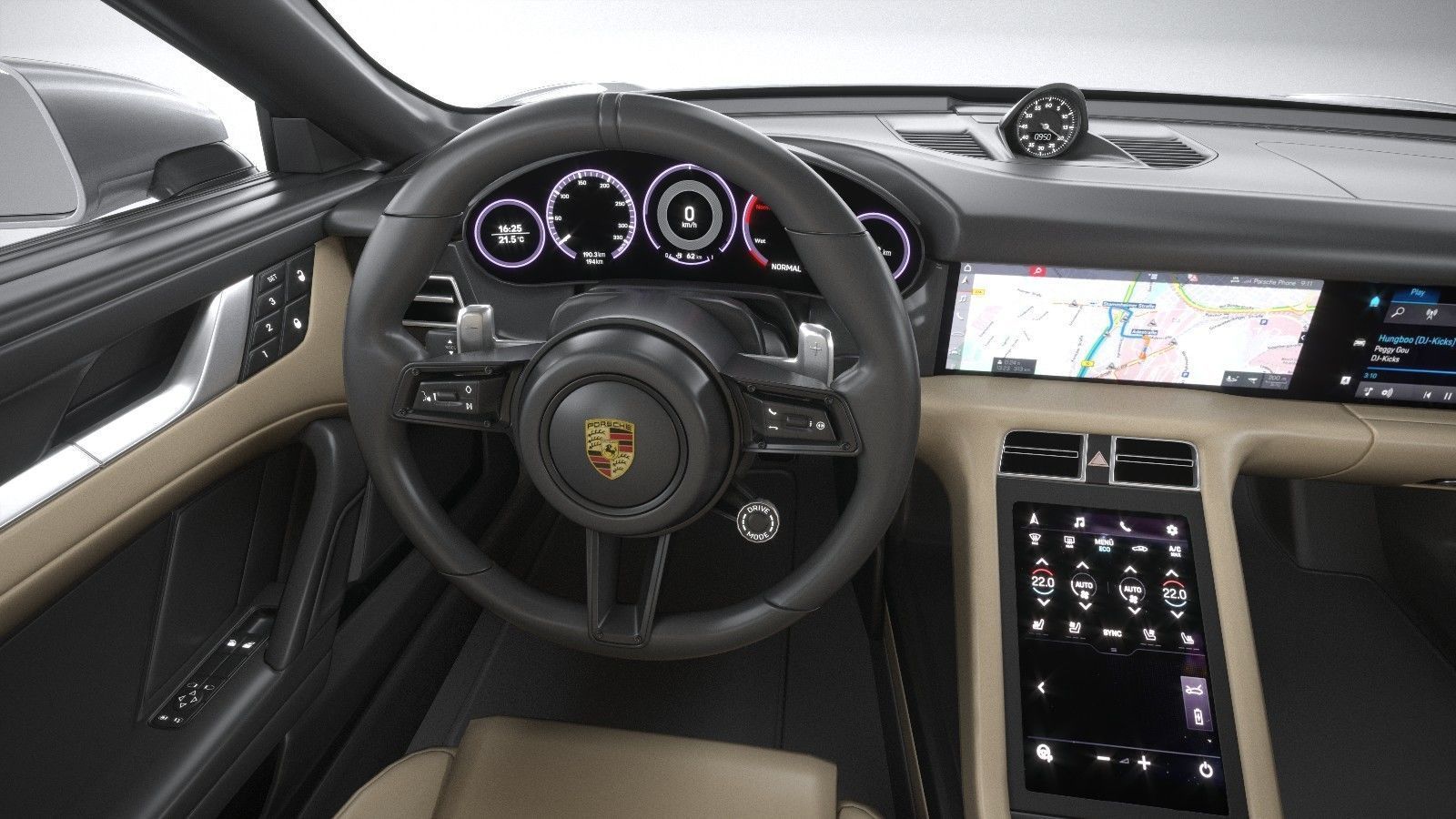 Porsche Taycan Turbo 2020 3D model_20