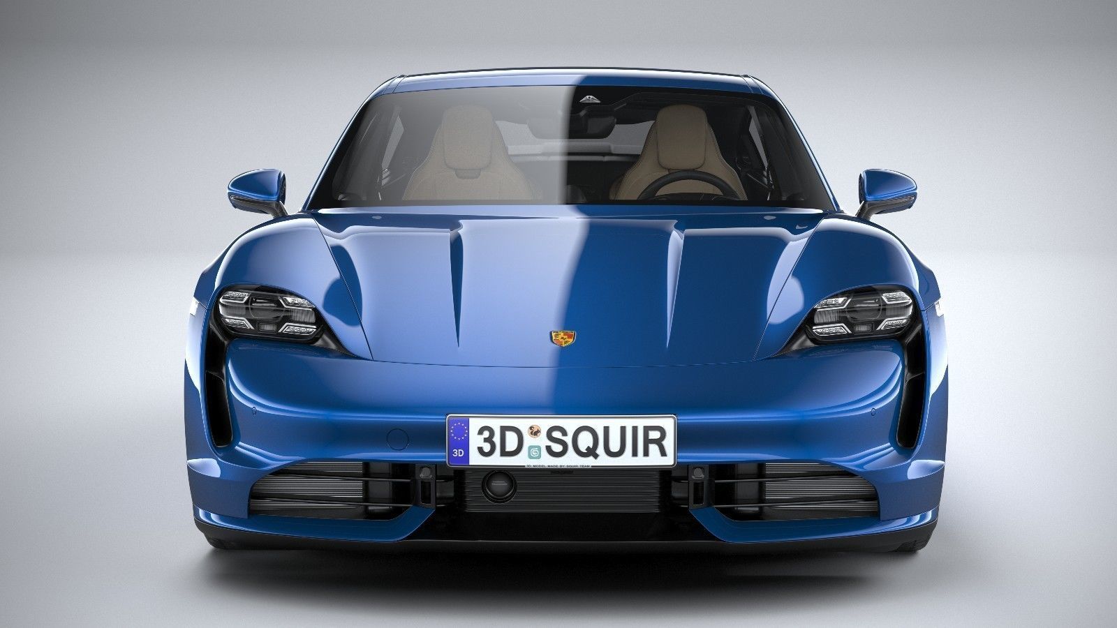 Porsche Taycan Turbo 2020 3D model_13