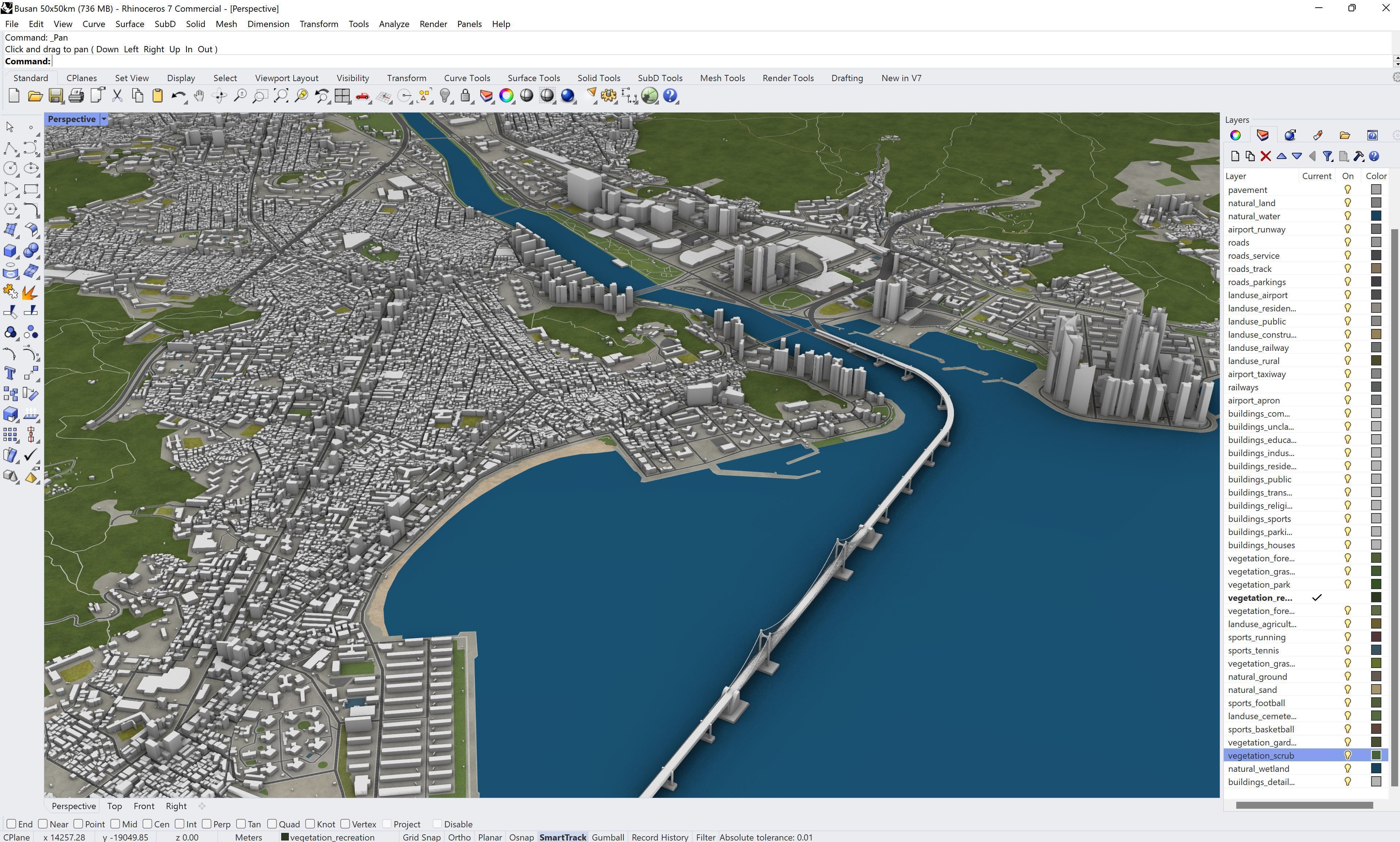 Busan Low-poly 3D model_36