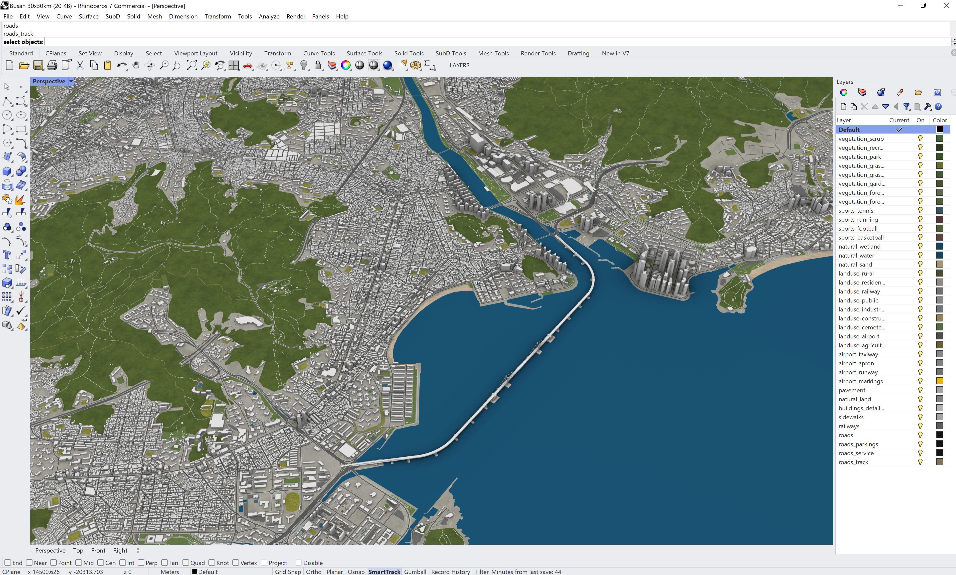 Busan Low-poly 3D model_32