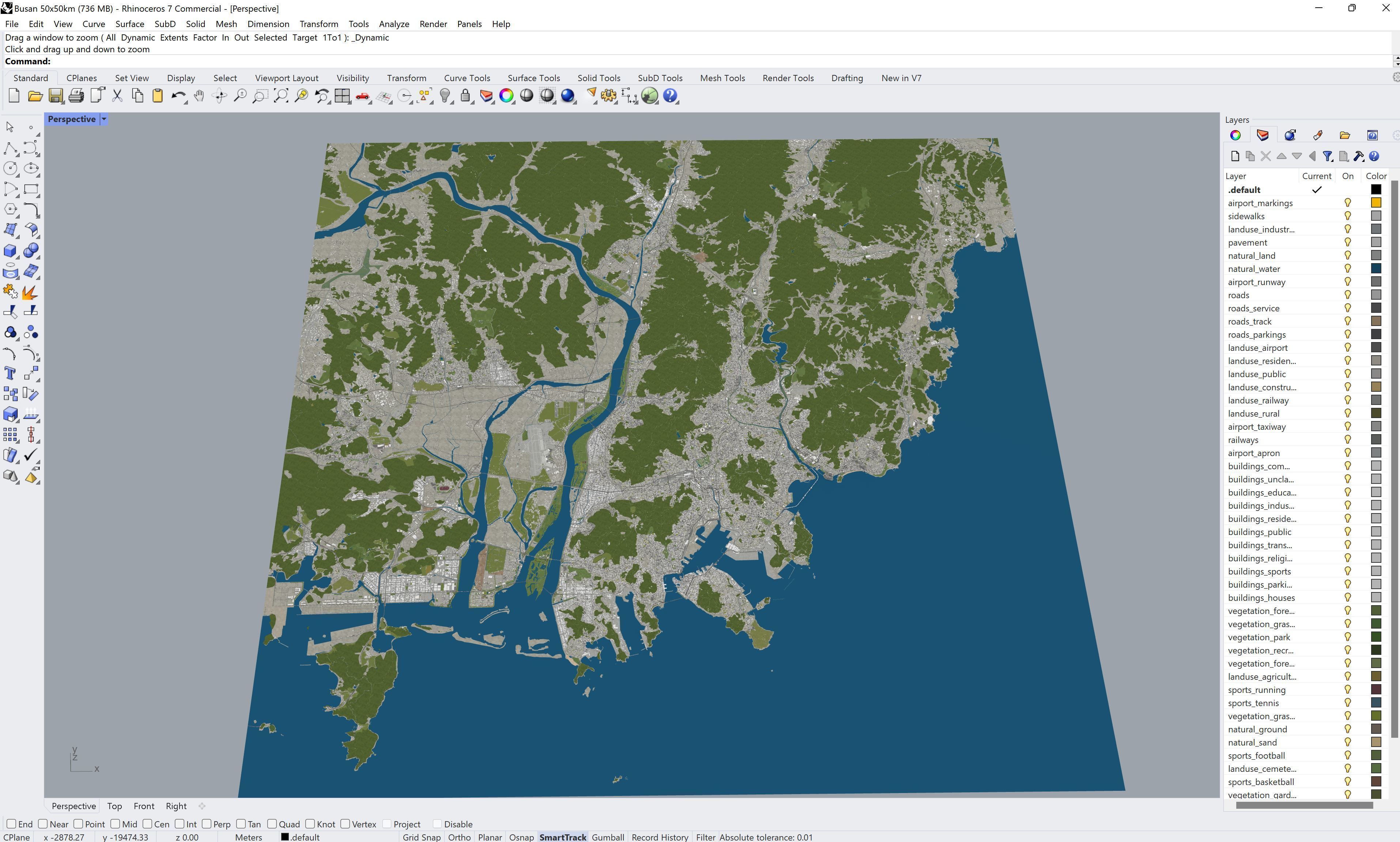 Busan Low-poly 3D model_34