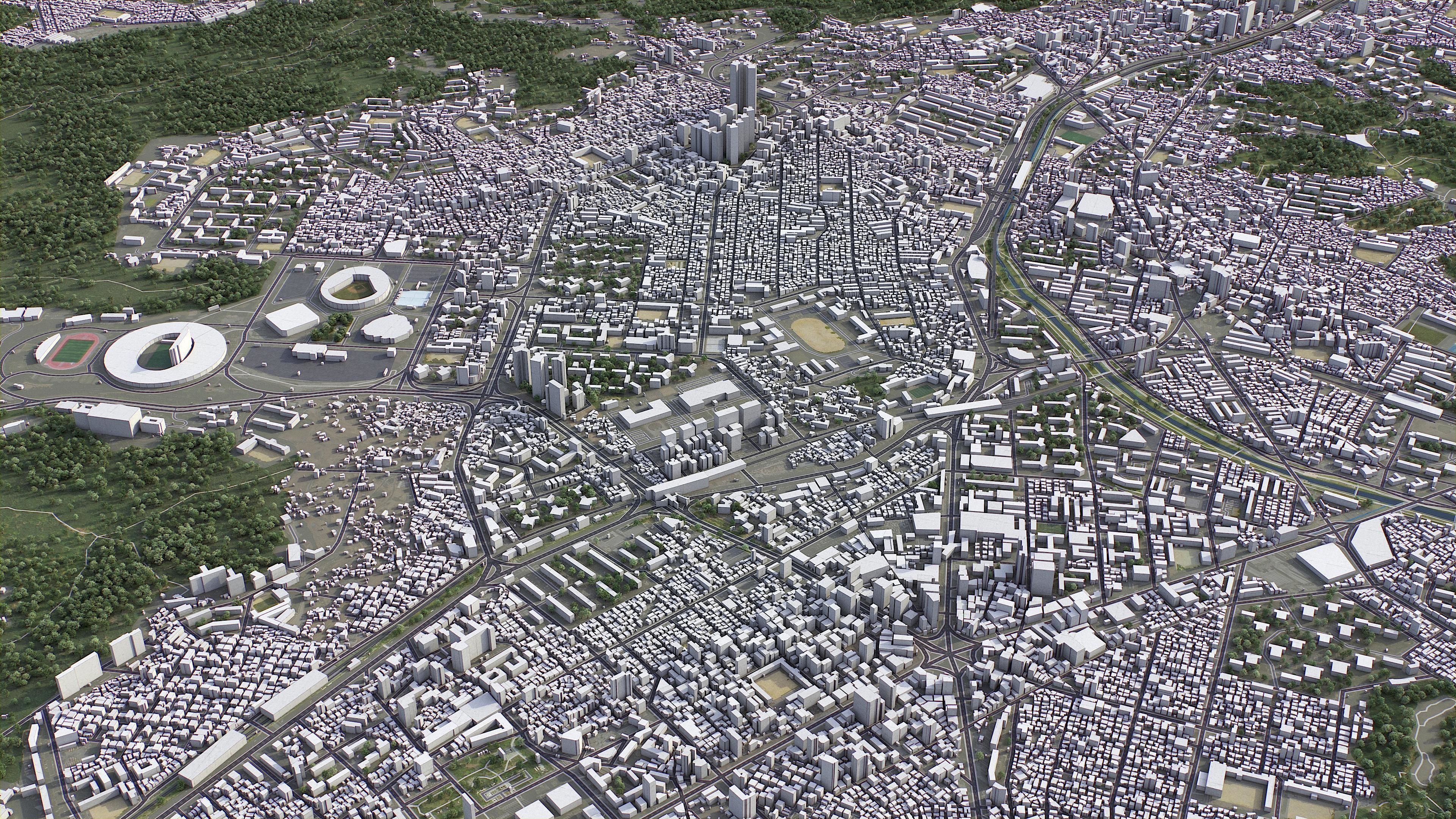 Busan Low-poly 3D model_28