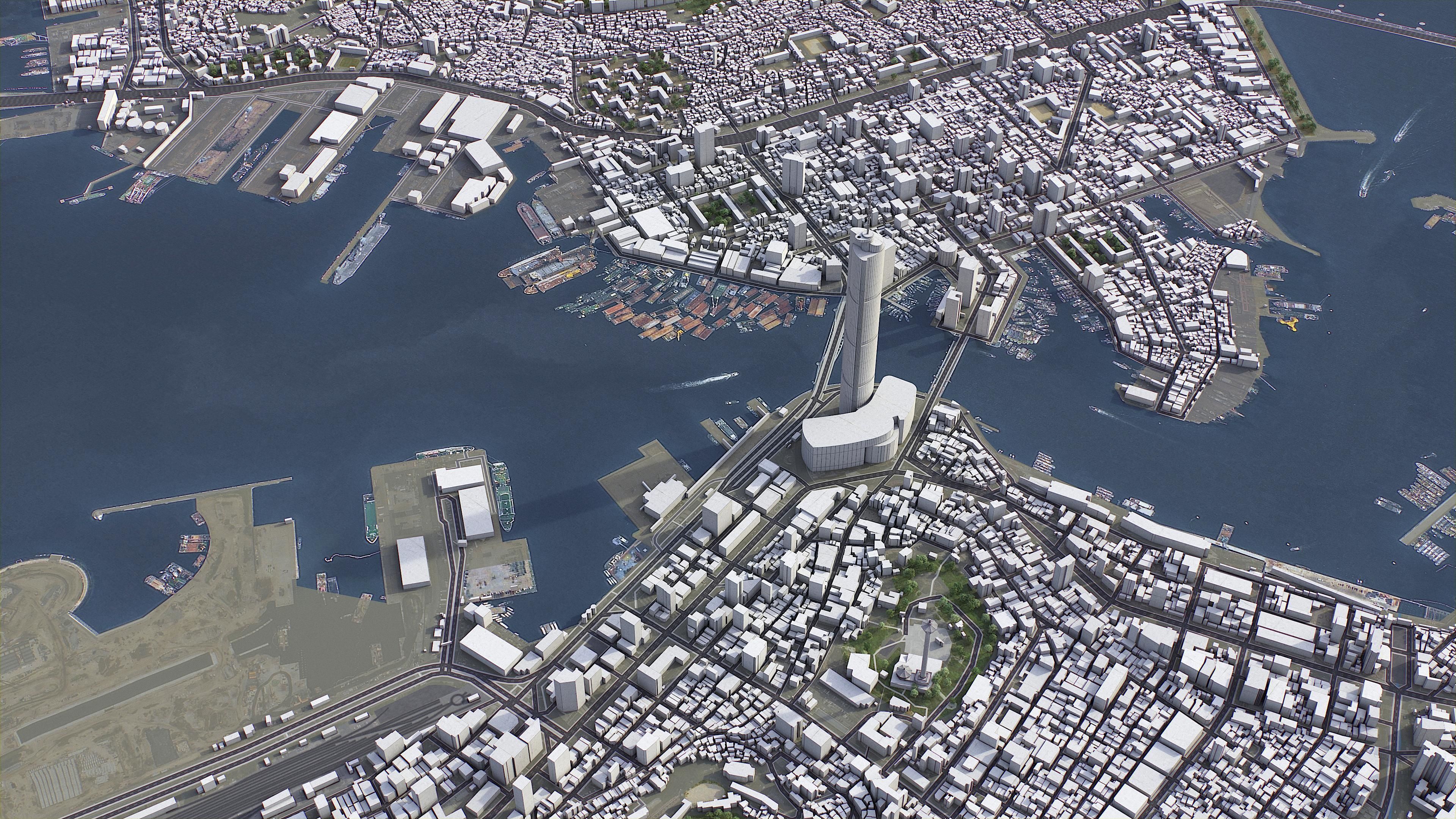 Busan Low-poly 3D model_20