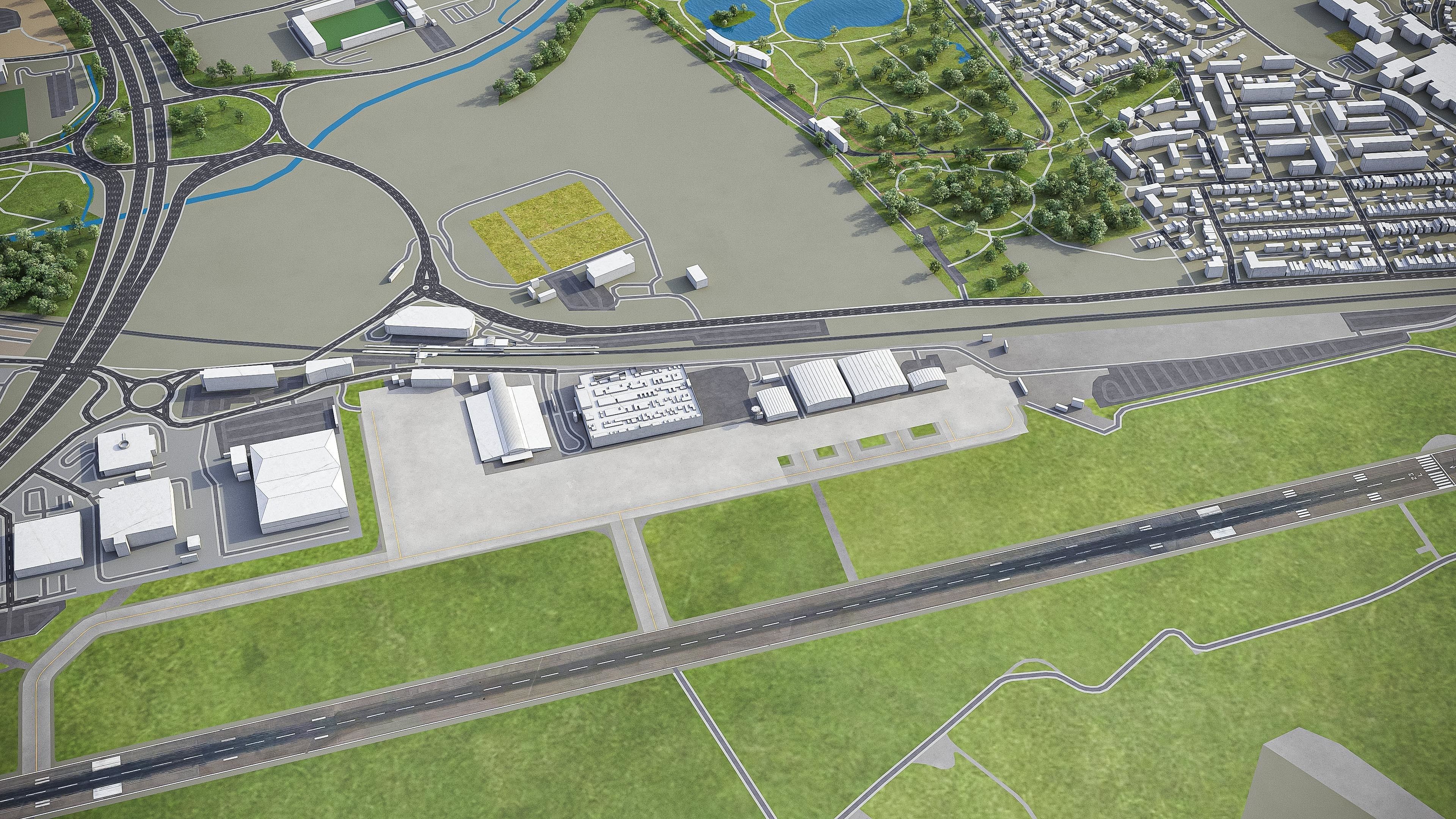 Southampton Low-poly 3D model_31