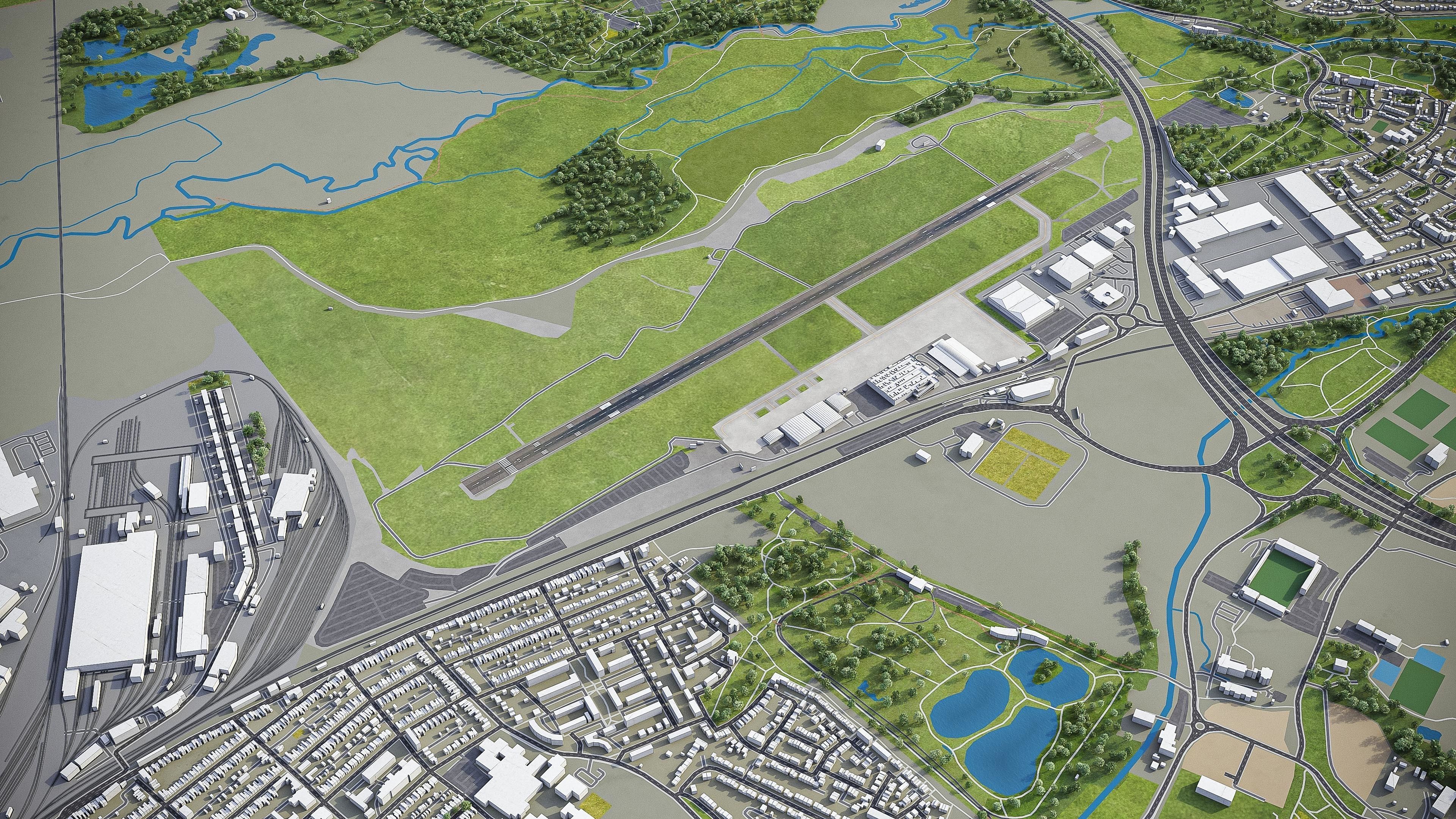 Southampton Low-poly 3D model_29