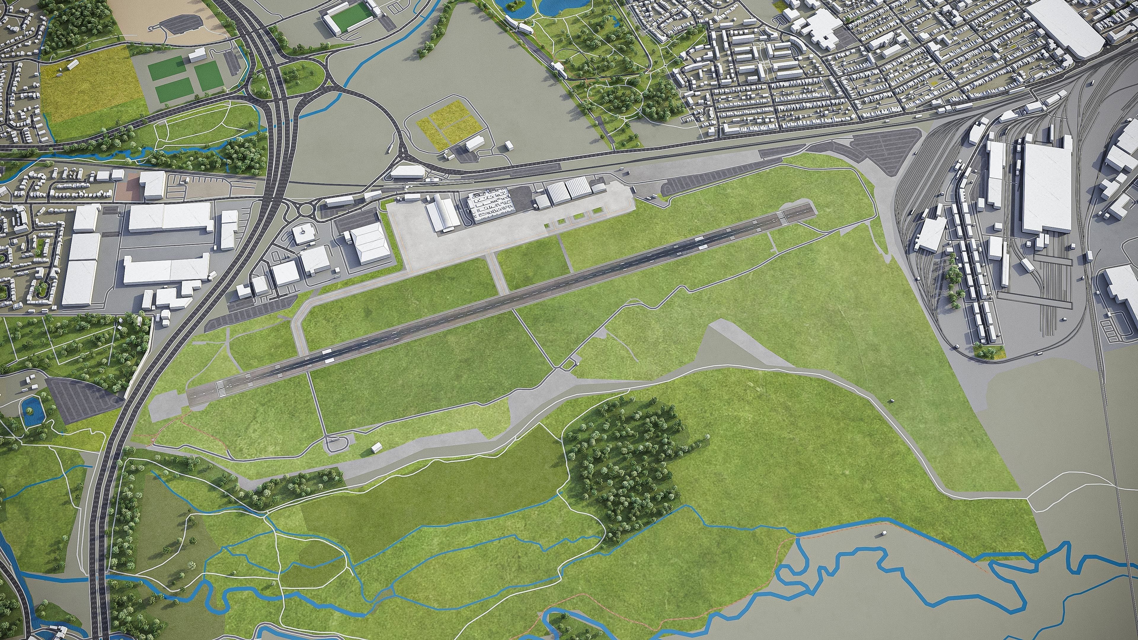 Southampton Low-poly 3D model_26