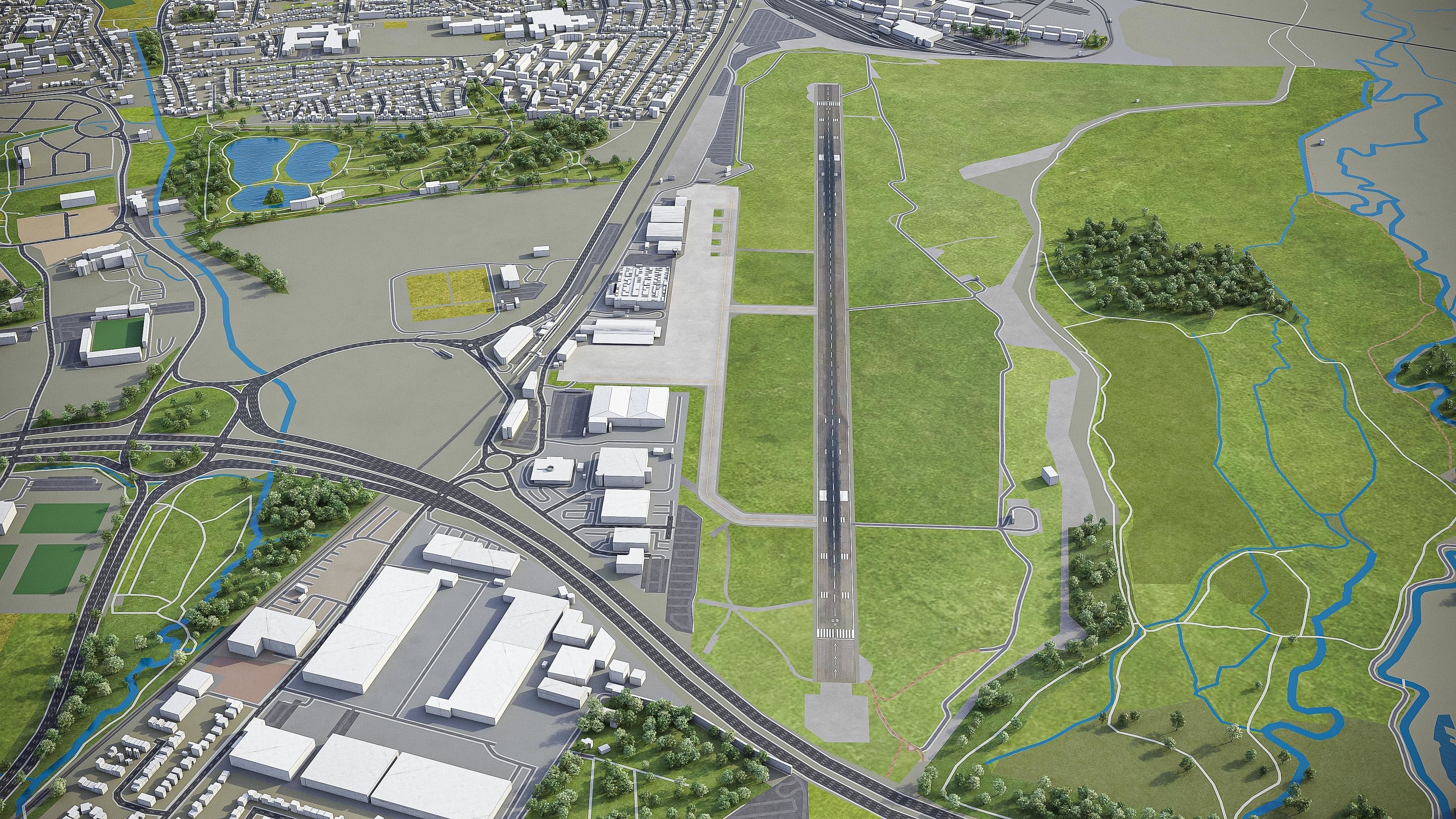 Southampton Low-poly 3D model_27