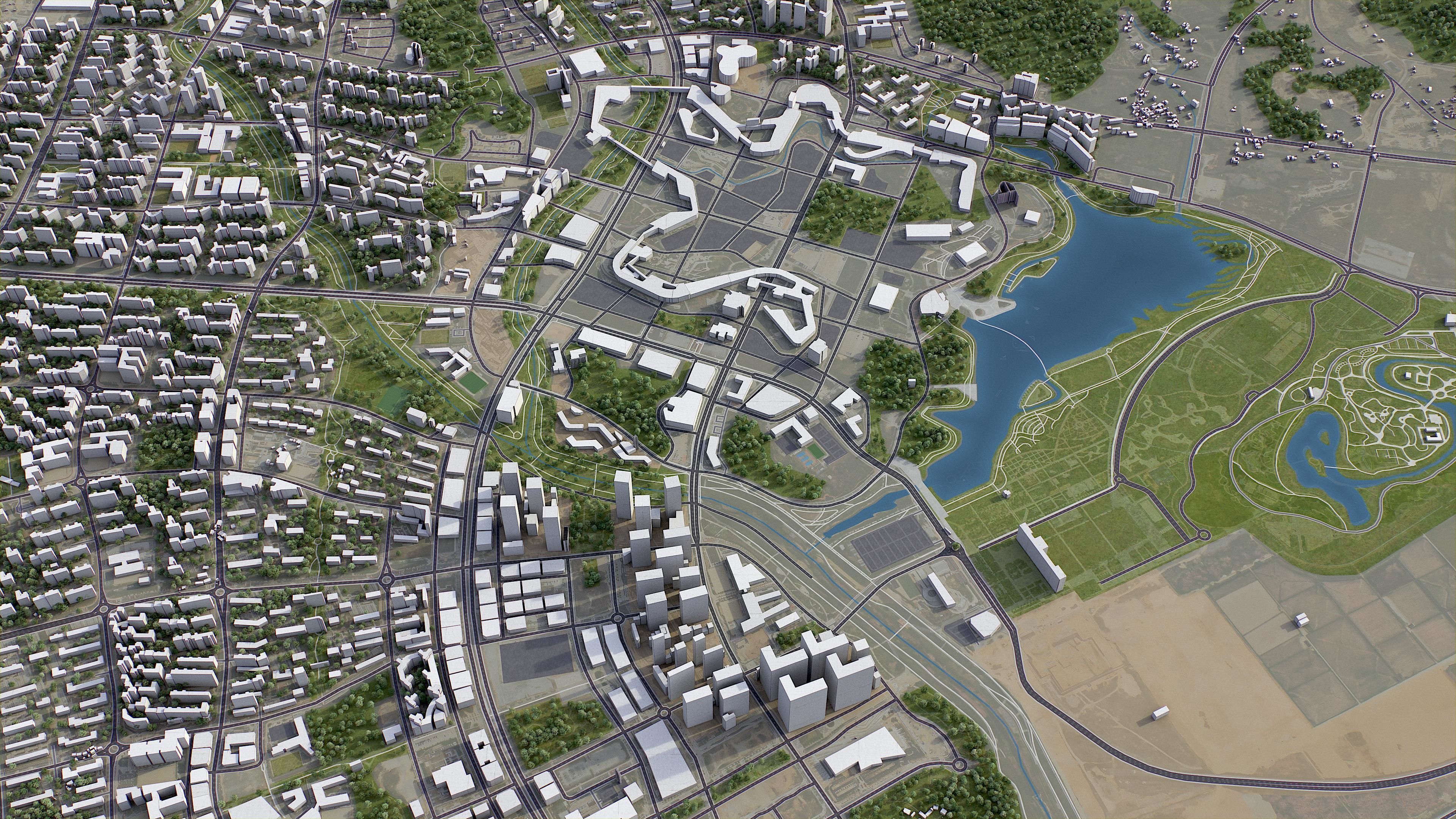 Sejong Low-poly 3D model_2