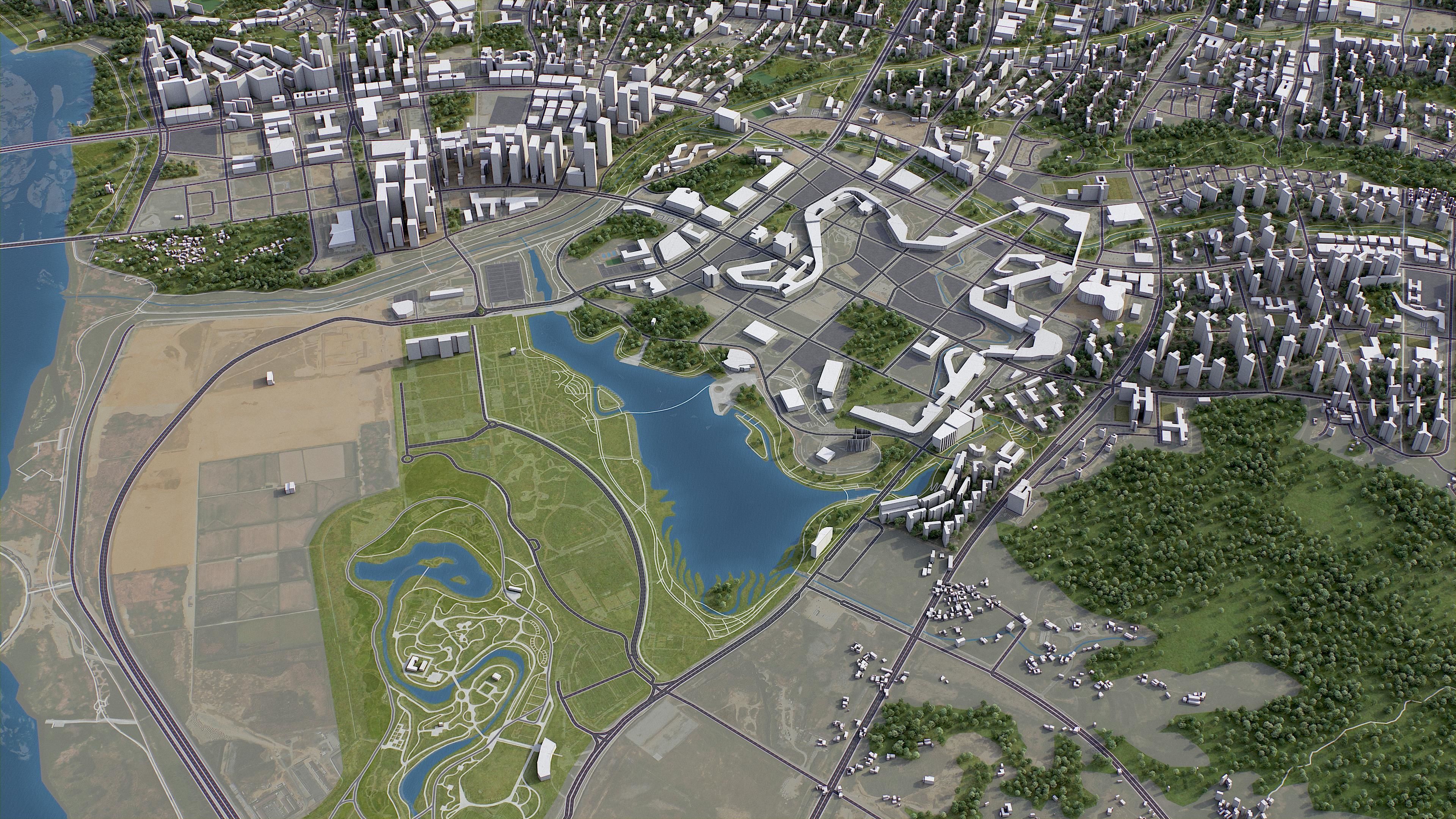 Sejong Low-poly 3D model_5