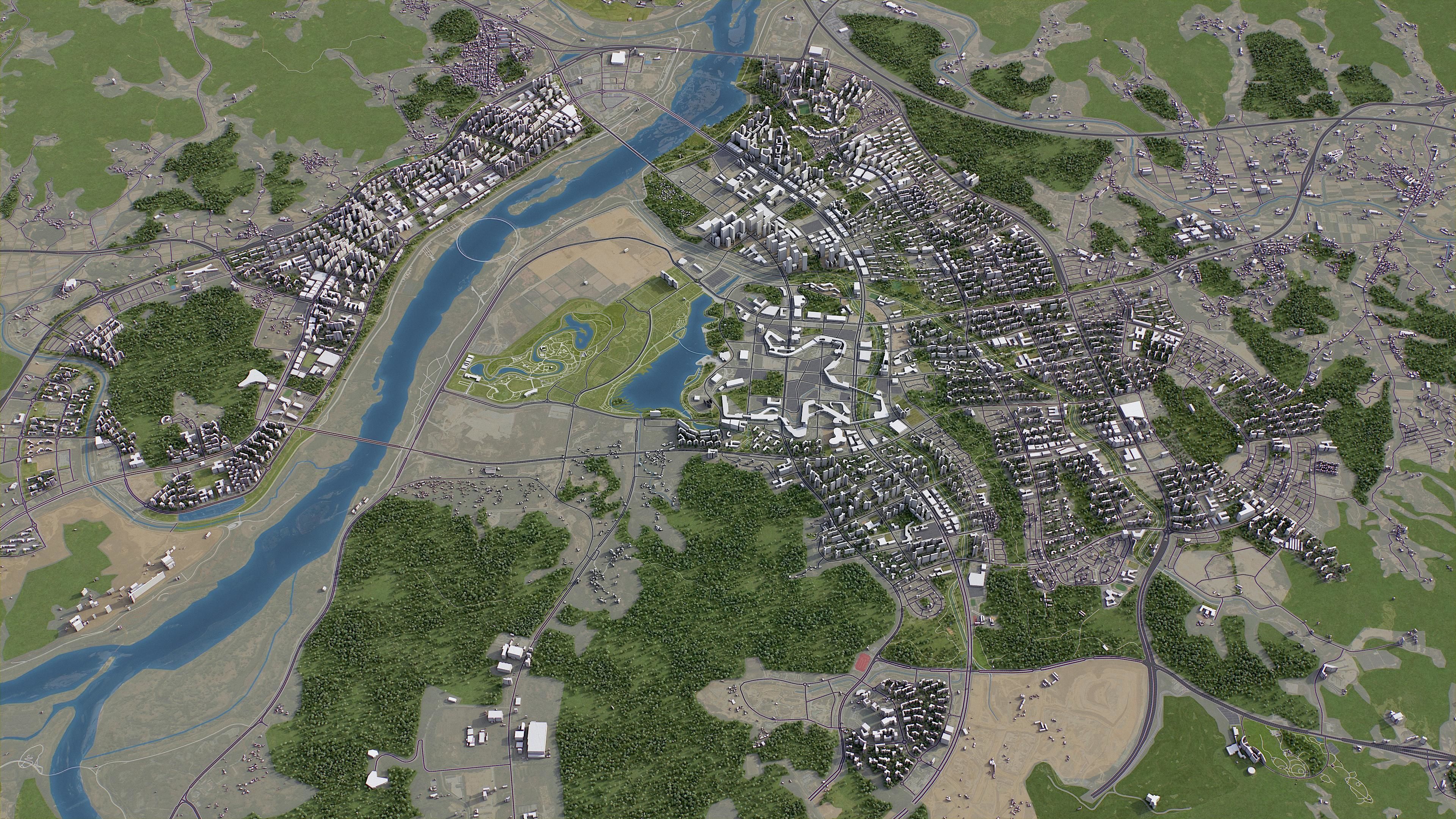 Sejong Low-poly 3D model_12