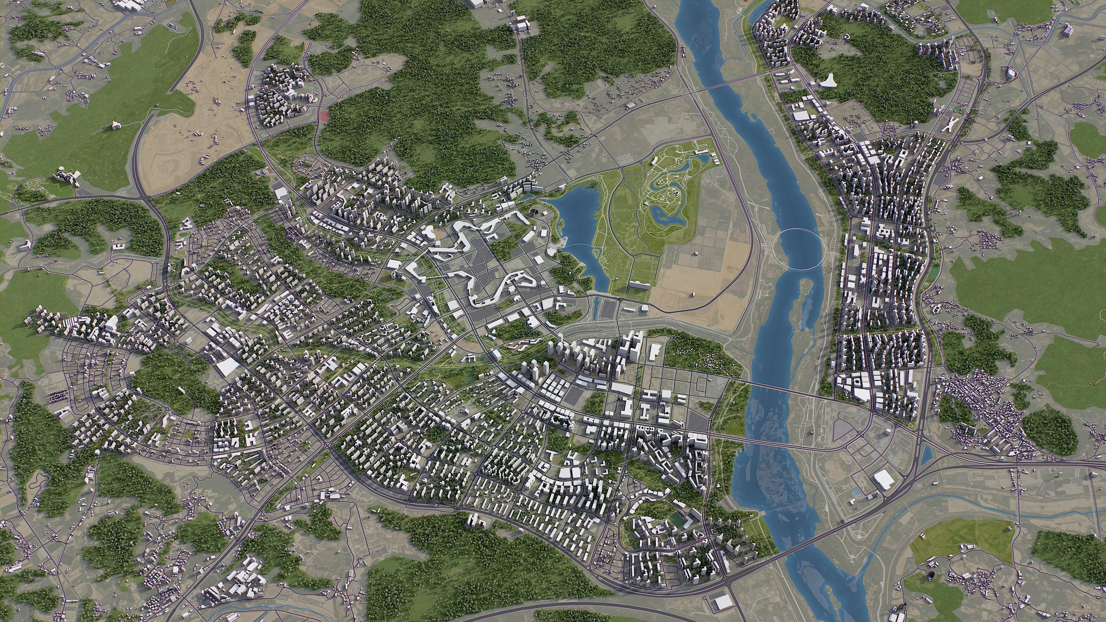 Sejong Low-poly 3D model_10