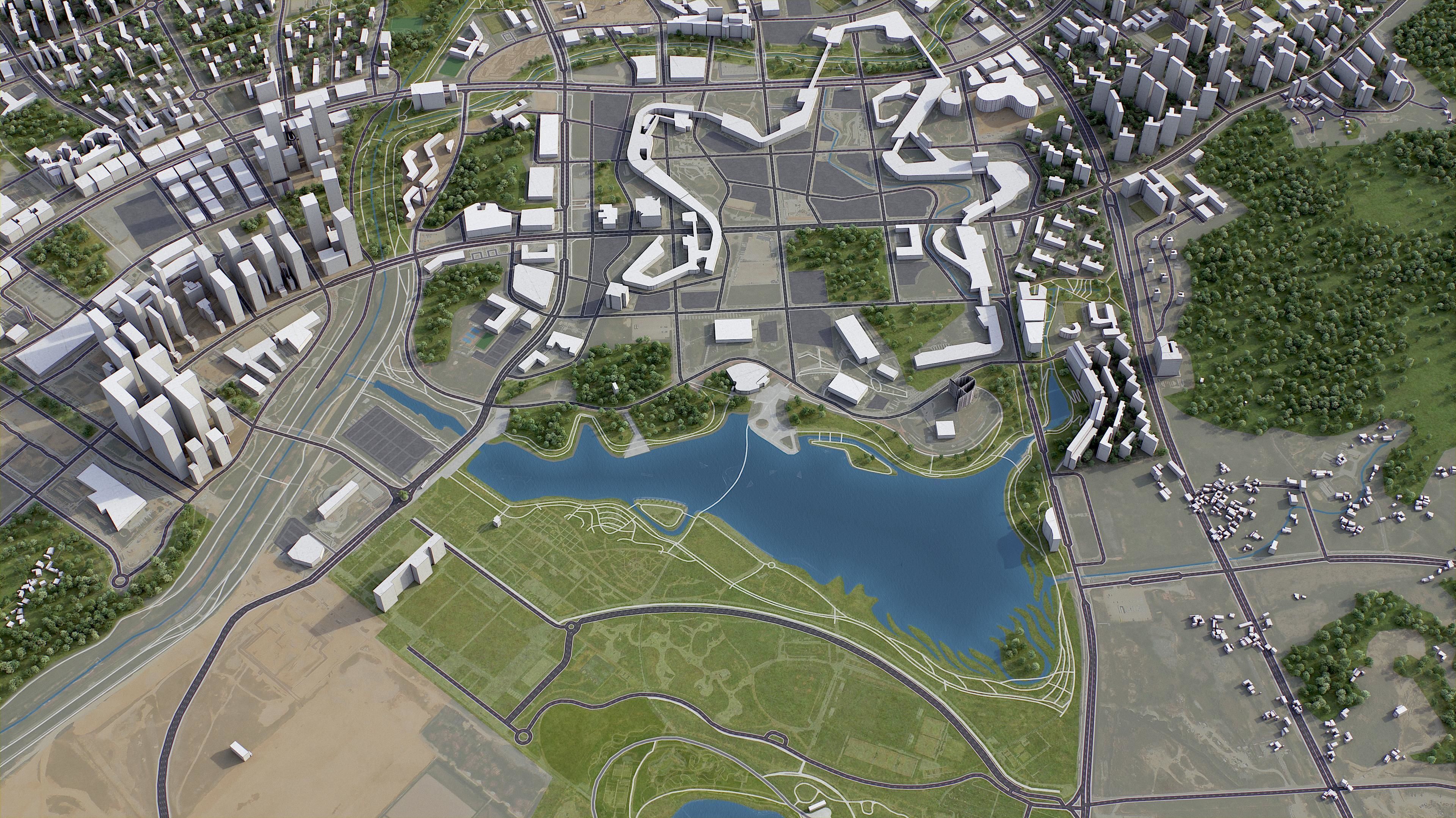 Sejong Low-poly 3D model_6